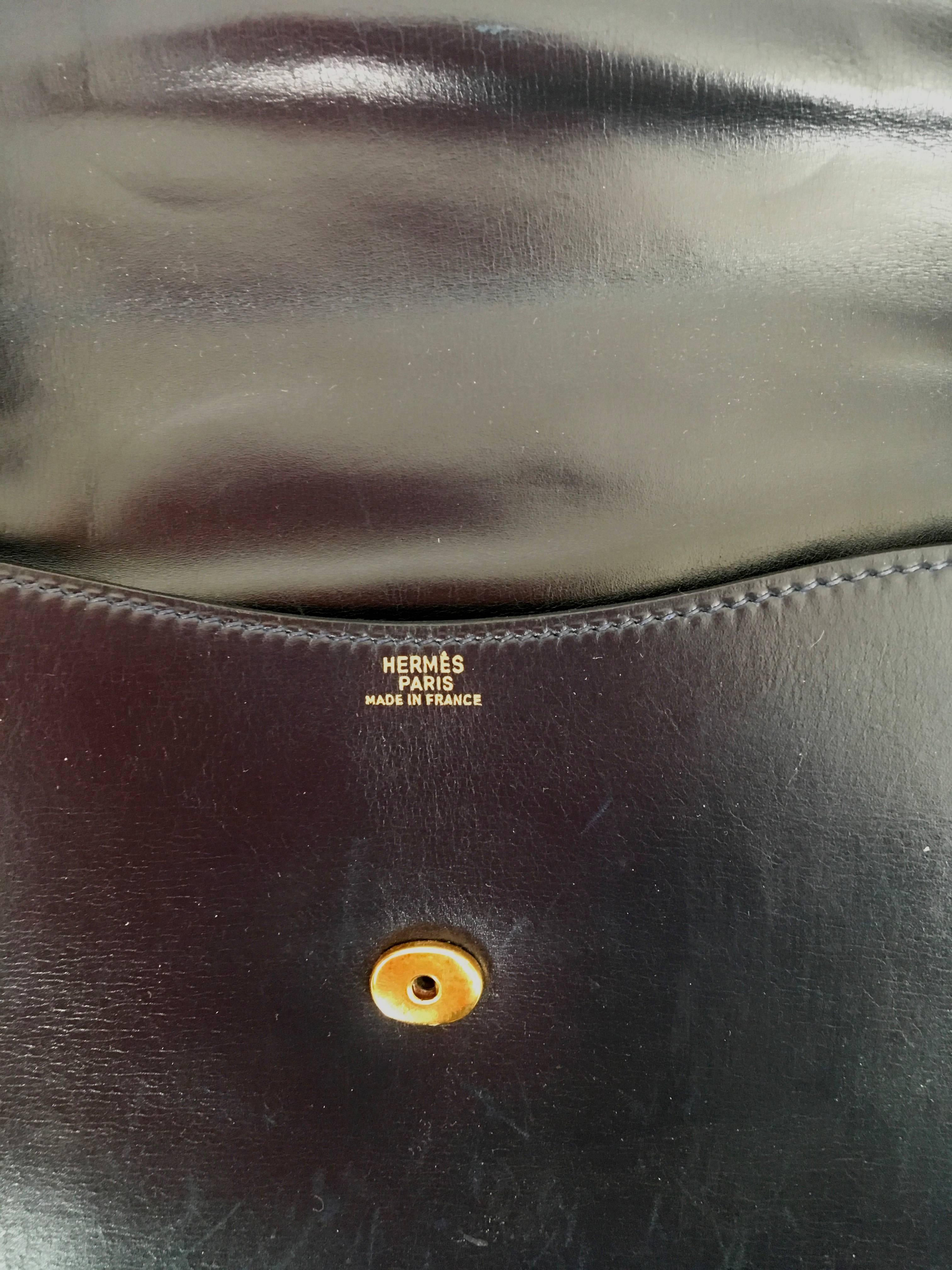 Rare Vintage Hermes Flo Bag - 1960’s - Excellent Condition 2