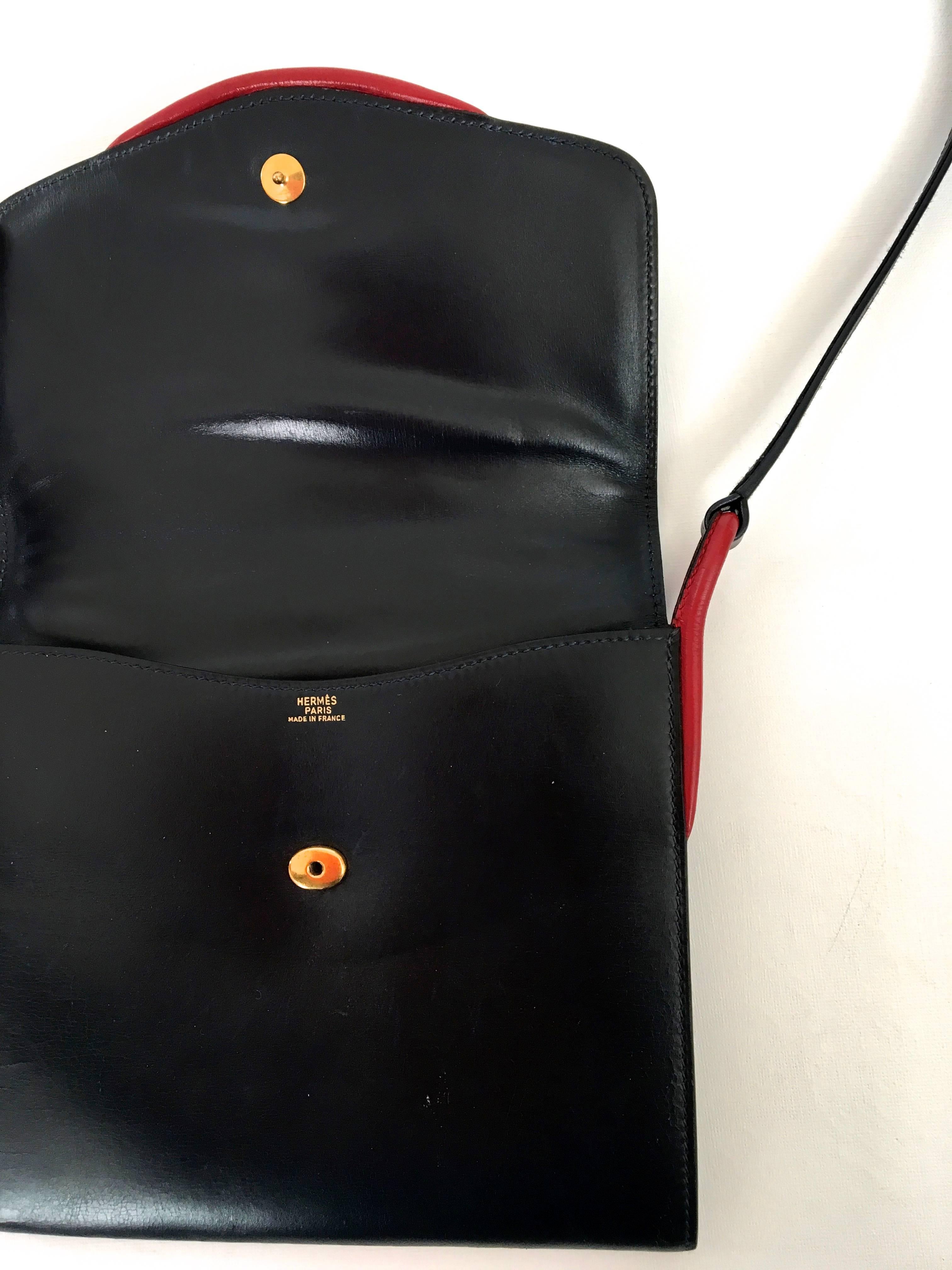 Rare Vintage Hermes Flo Bag - 1960’s - Excellent Condition 3
