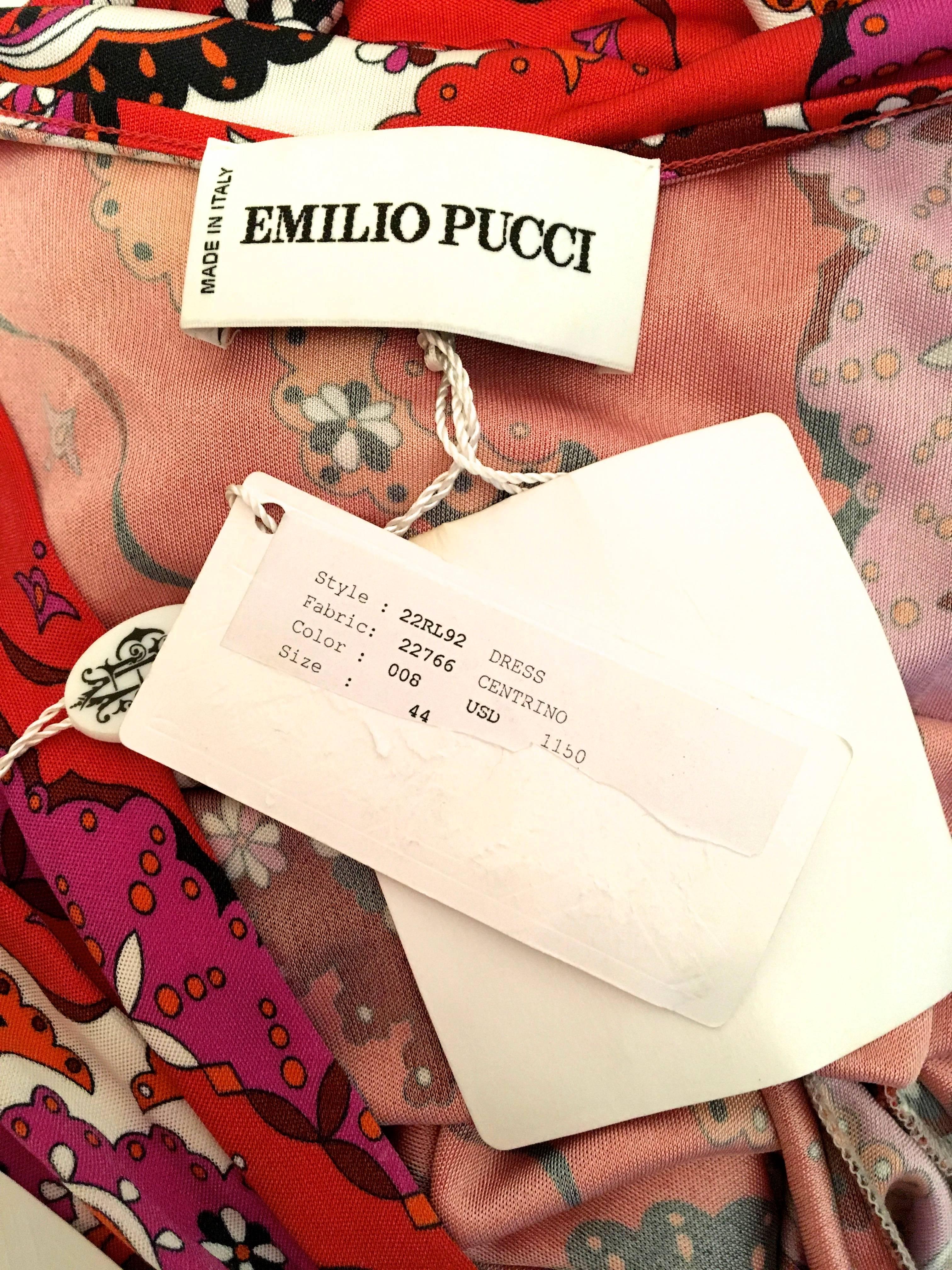 New Emilio Pucci Sleeveless Day Dress  For Sale 2