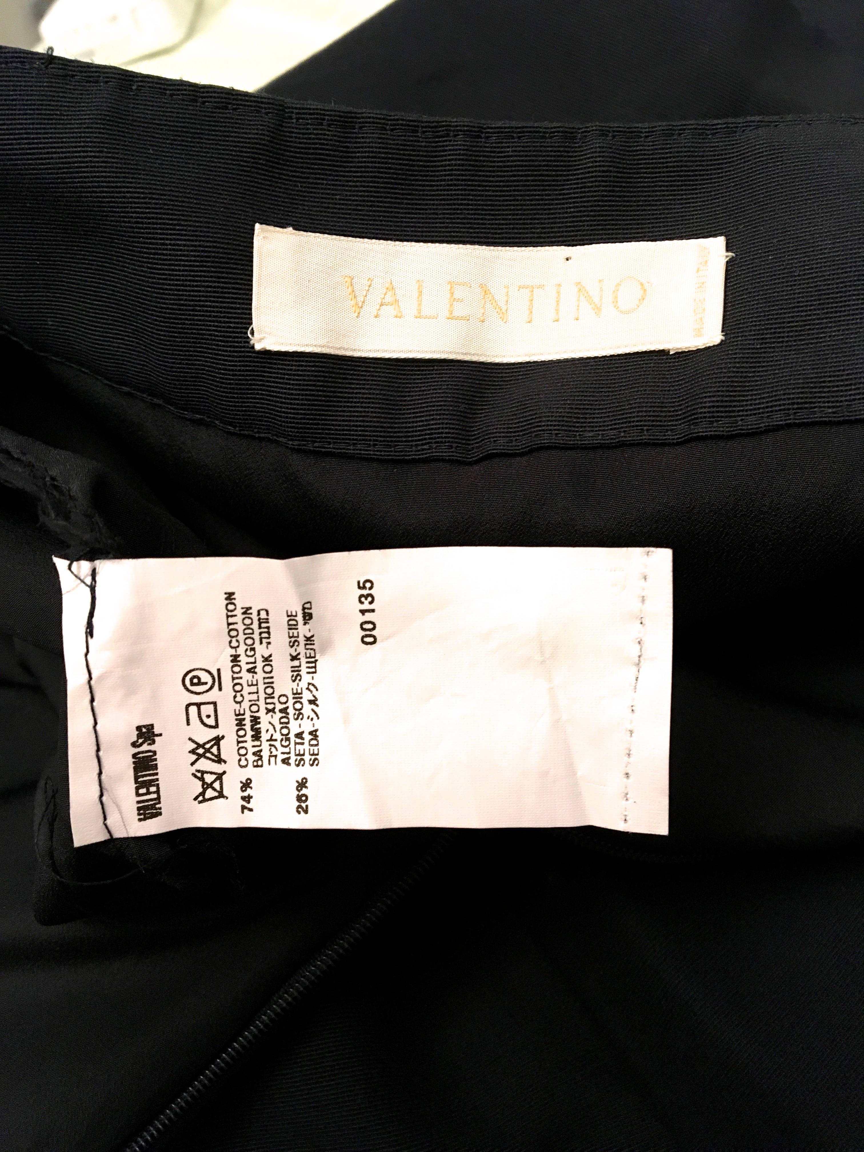 Valentino Dark Navy Blue Skirt For Sale 2