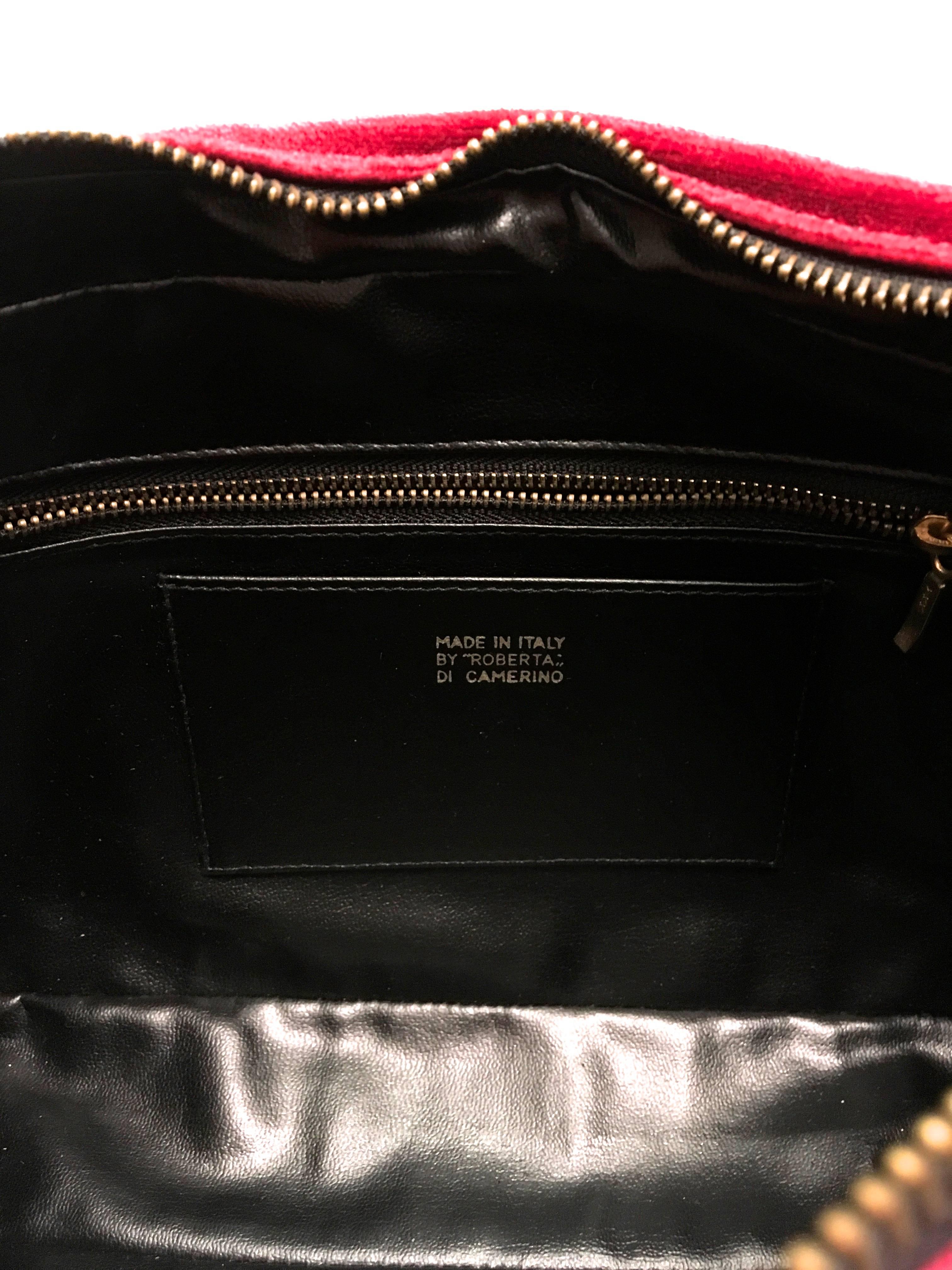 Roberta di Camerino Velvet Shoulder Bag For Sale 4