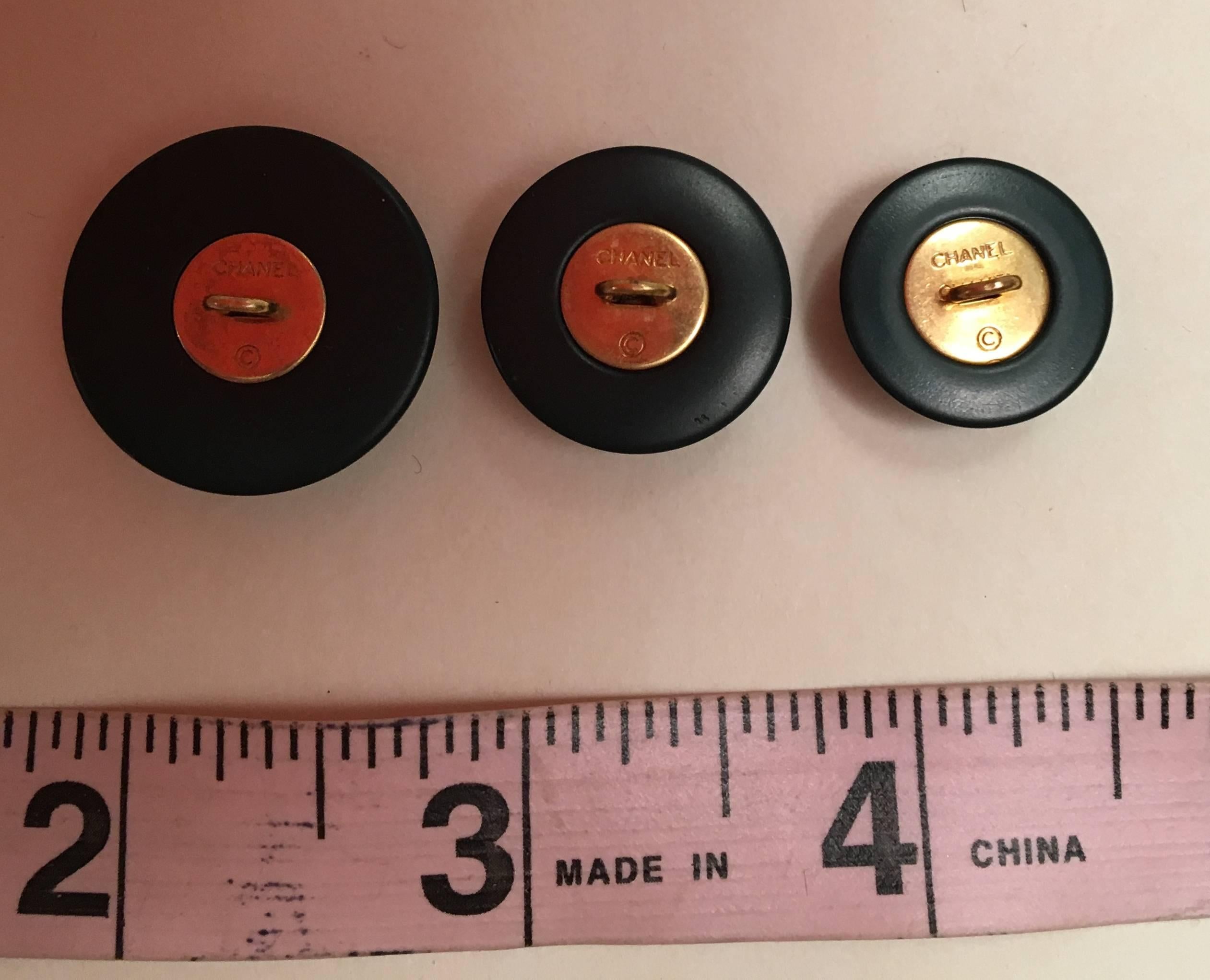 chanel buttons vintage