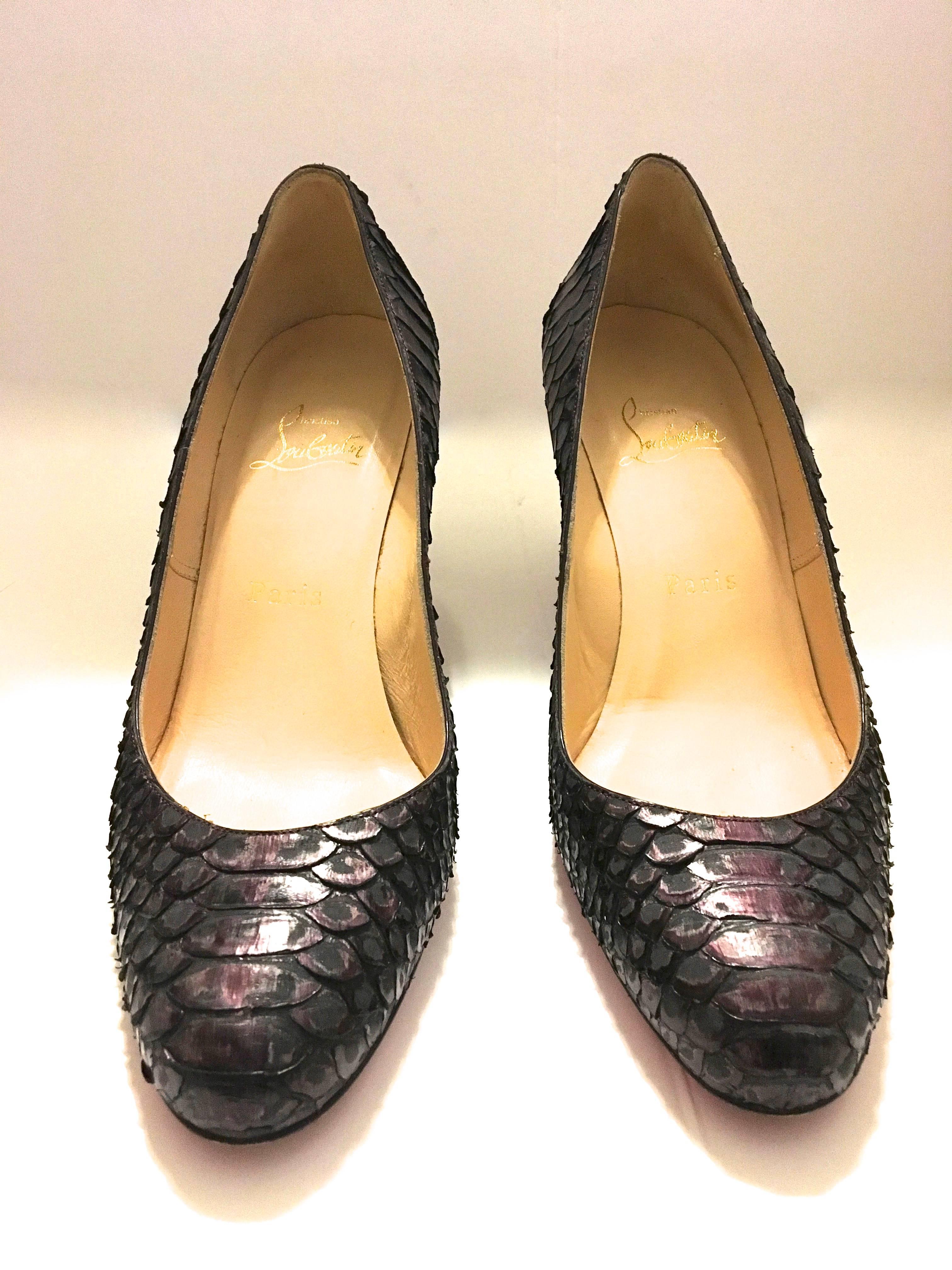 Christian Louboutin Python Heels For Sale 5