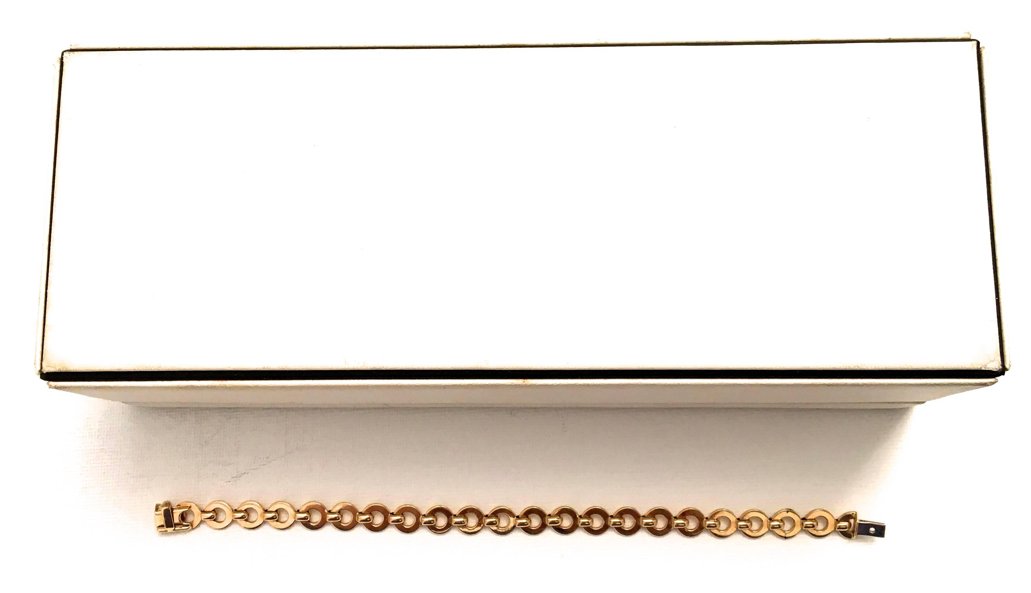 Rare Chanel 18k Gold CC Chain Bracelet  For Sale 1