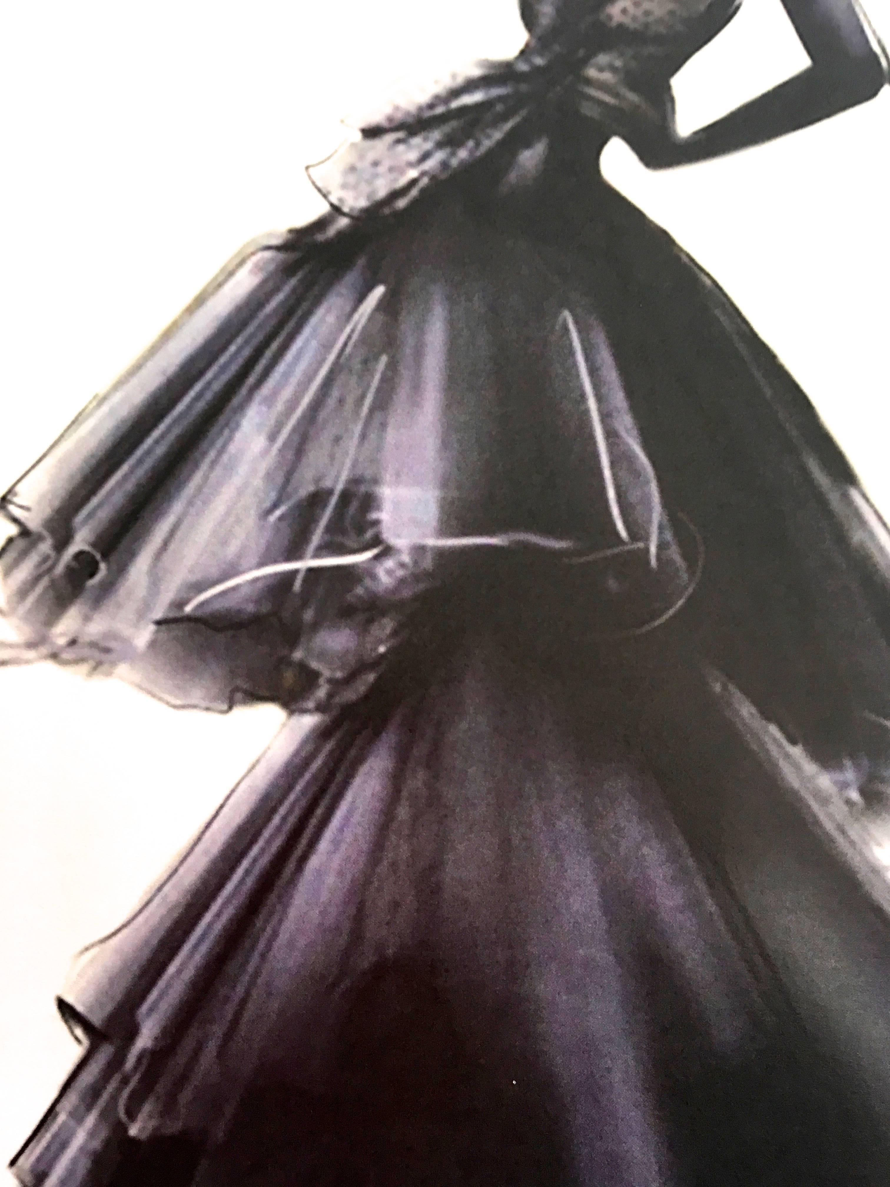 Christian Dior Vintage Ad Print In Excellent Condition For Sale In Boca Raton, FL