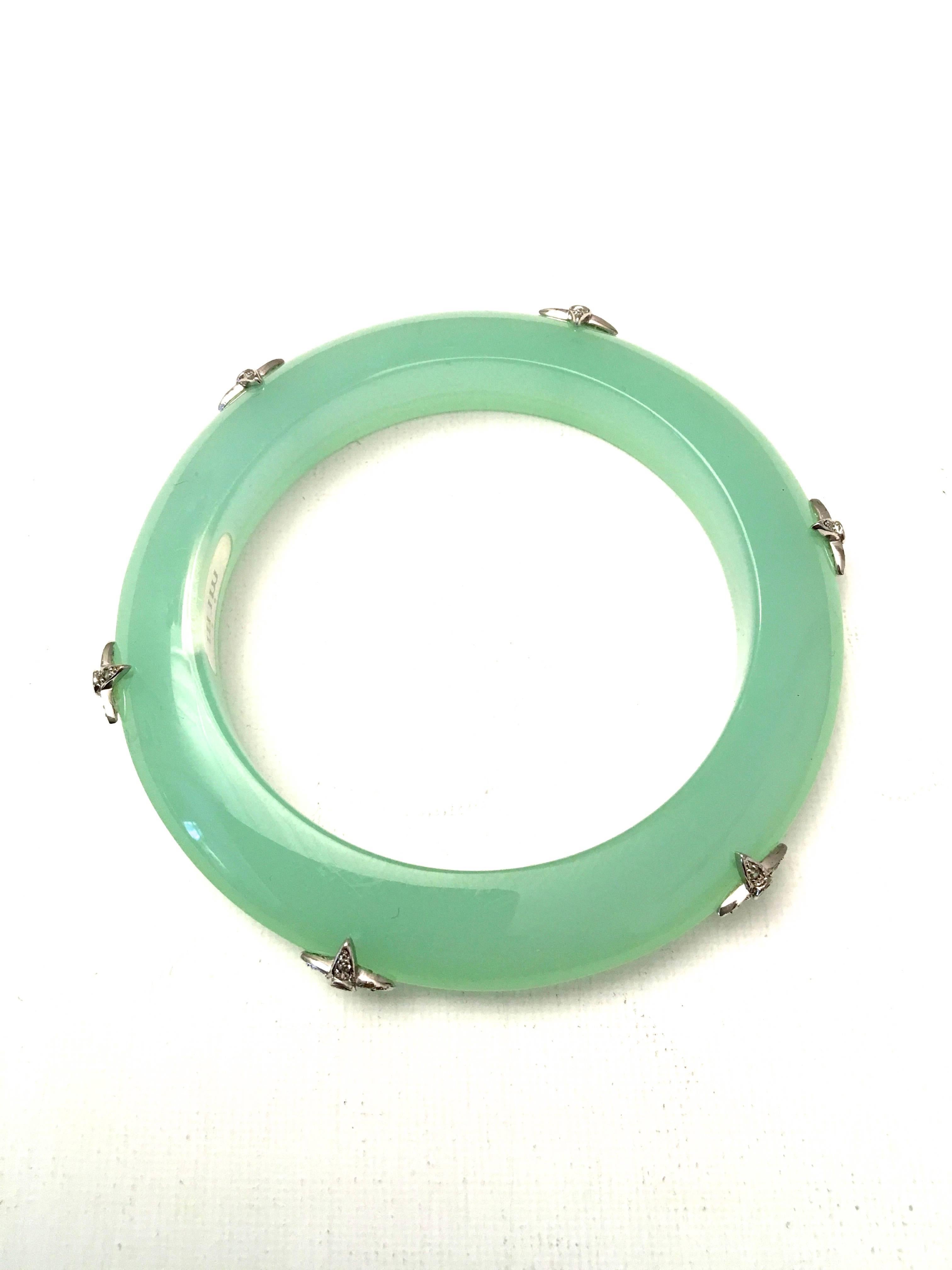 Women's Miriam Salat Bracelet - Sterling Silver - Seafoam For Sale