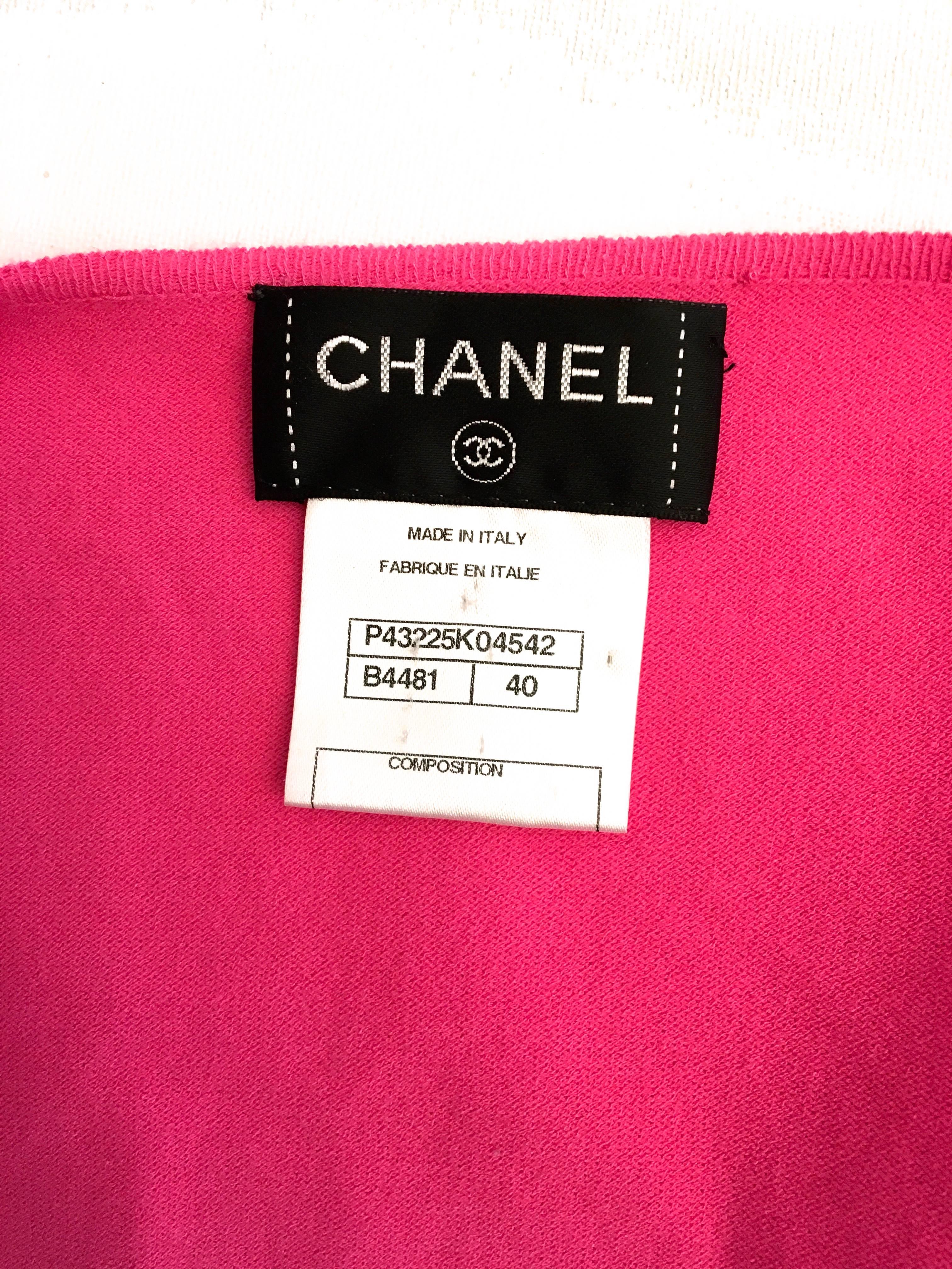 Chanel Jacket / Cardigan Pink For Sale 3