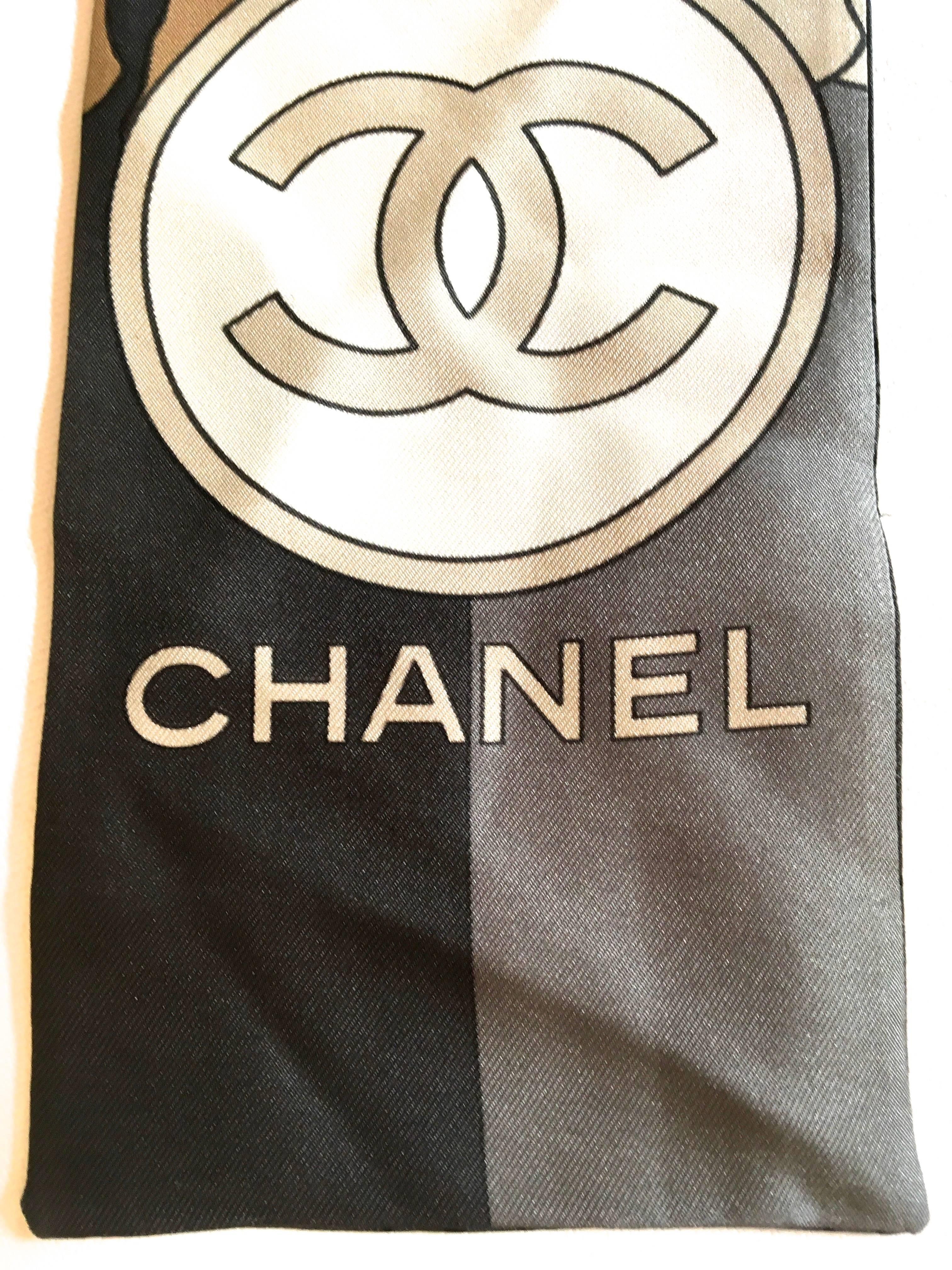 Rare Chanel Scarf - 100% Silk  4