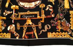 Vintage Hermes Scarf - 100% Silk