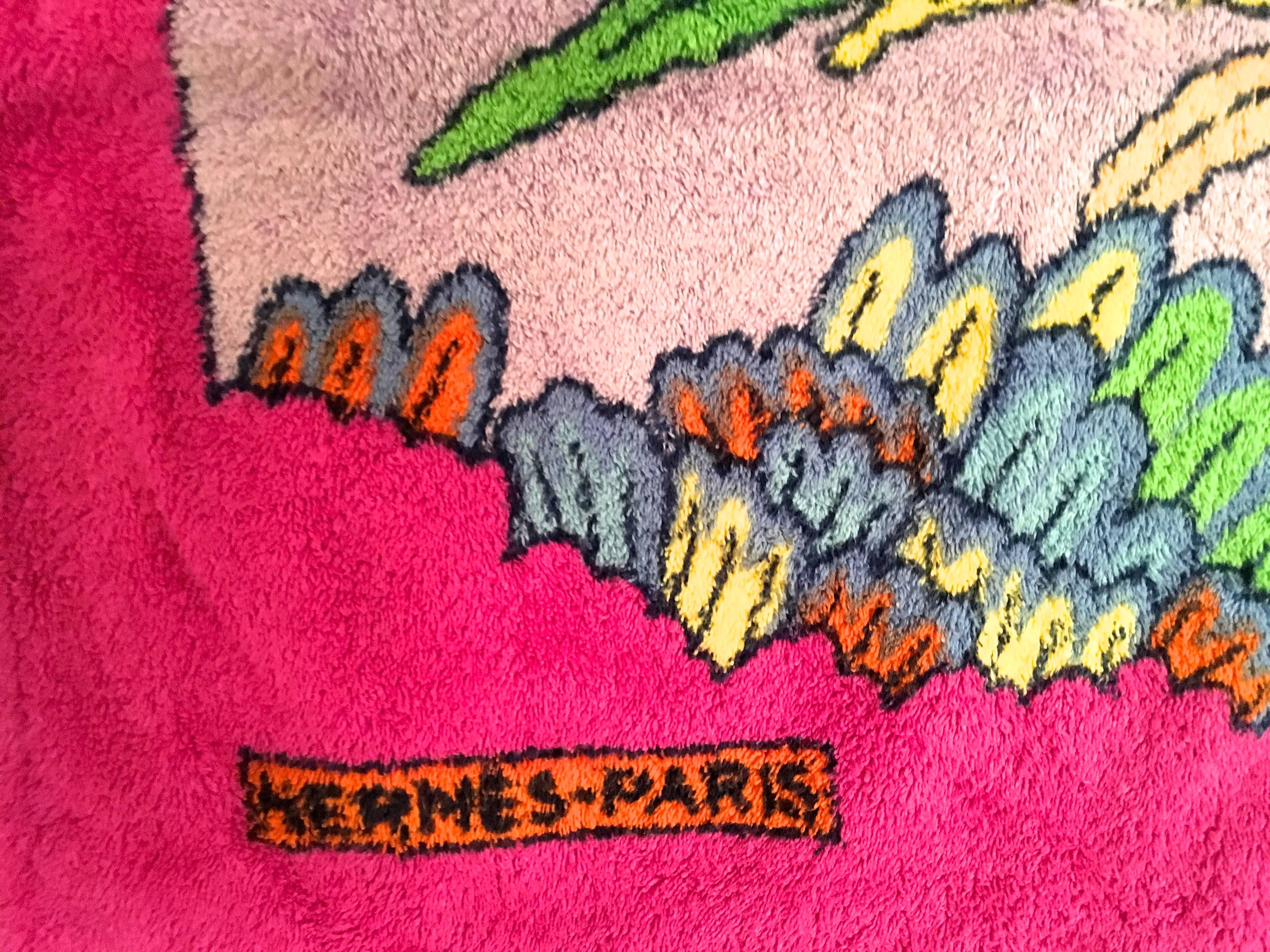 Rare Hermes Beach Towel  For Sale 3