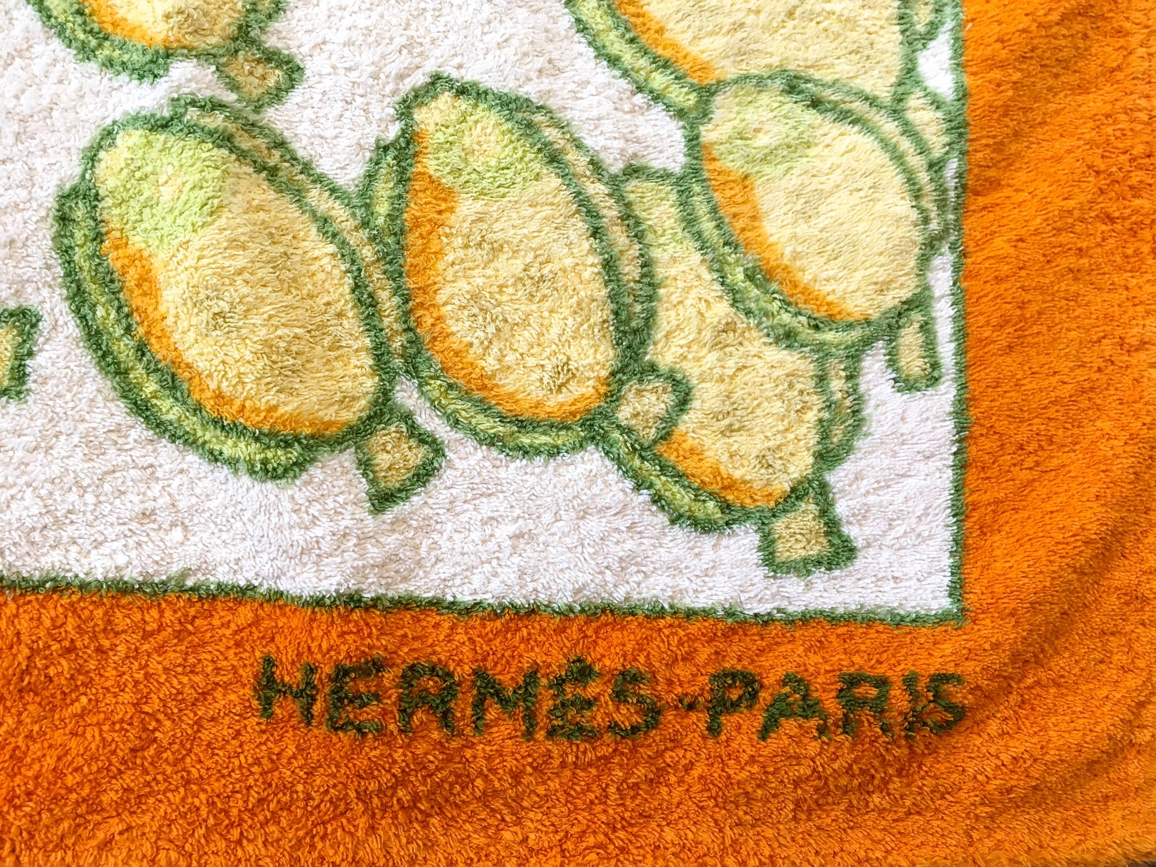 Women's or Men's Rare Hermes Beach Towel For Sale