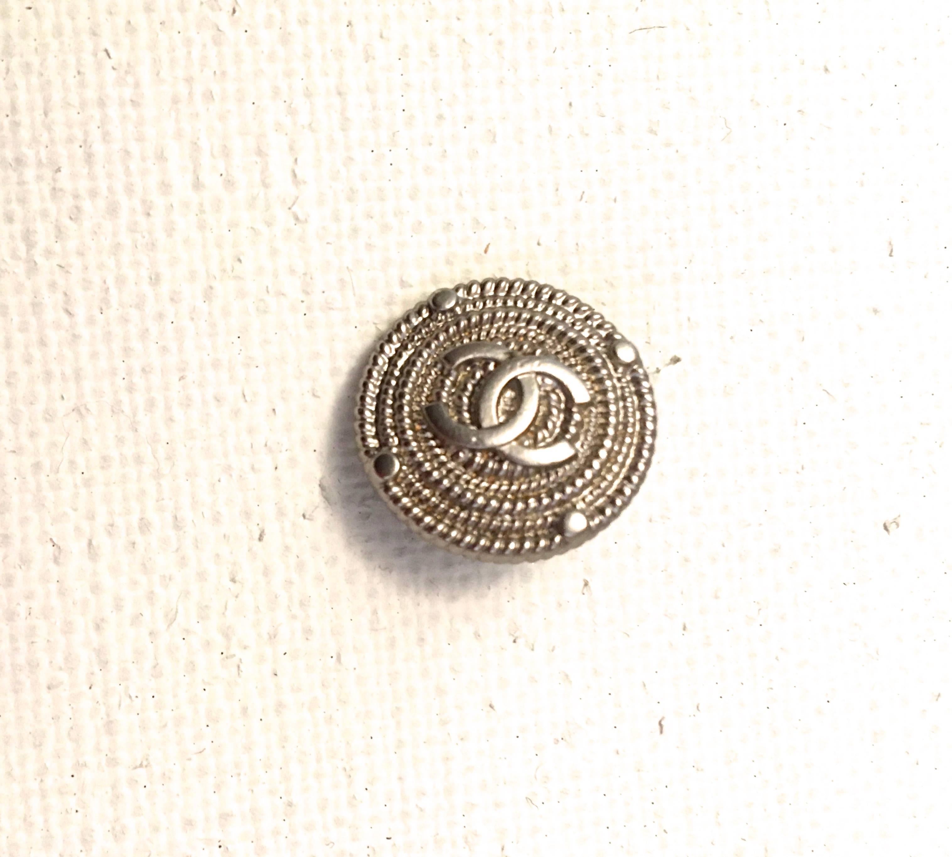 Women's or Men's Set of Twelve Chanel Buttons 