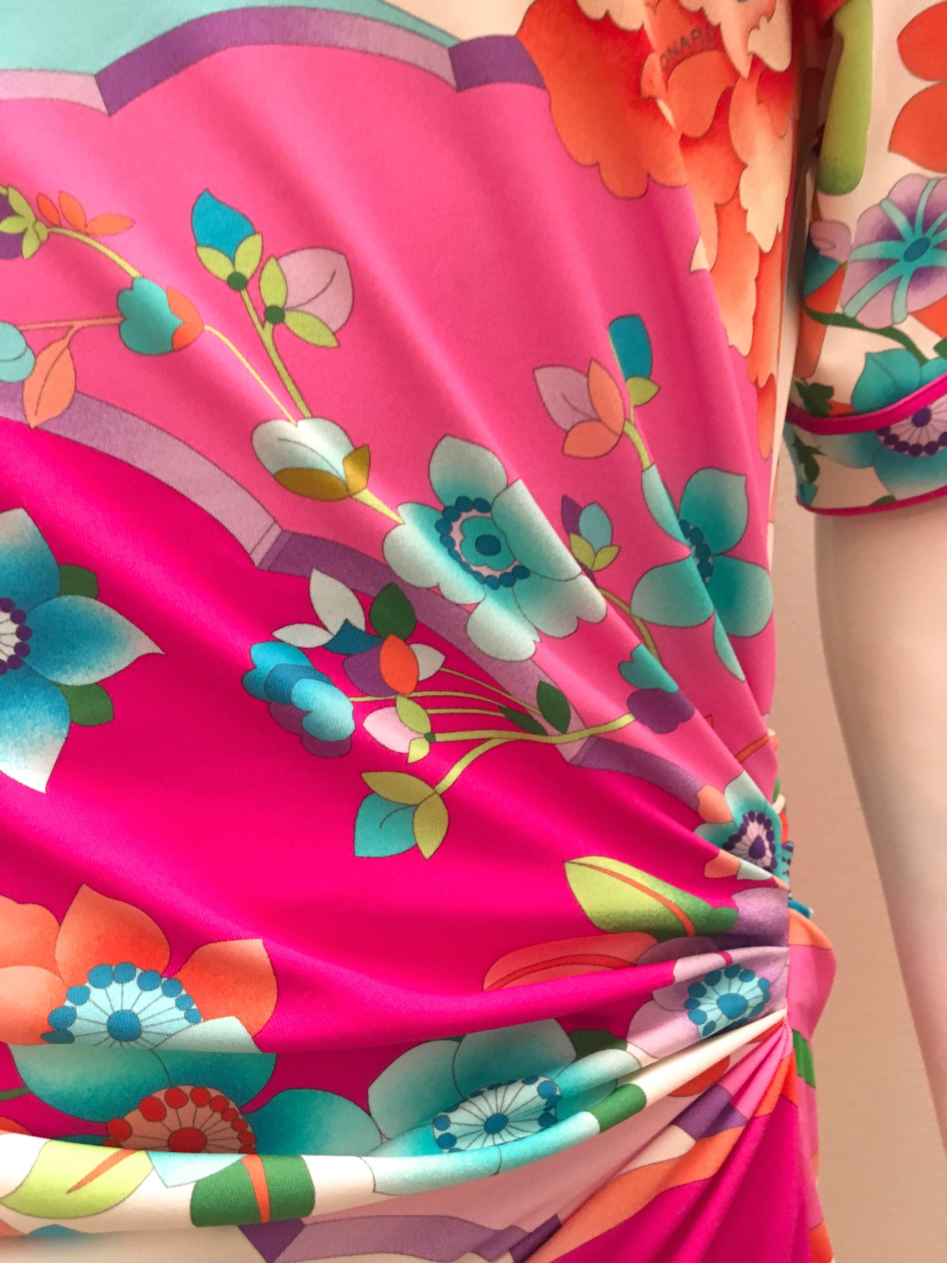 Leonard Dress - New - Fabulous Summer Floral Dress For Sale 2