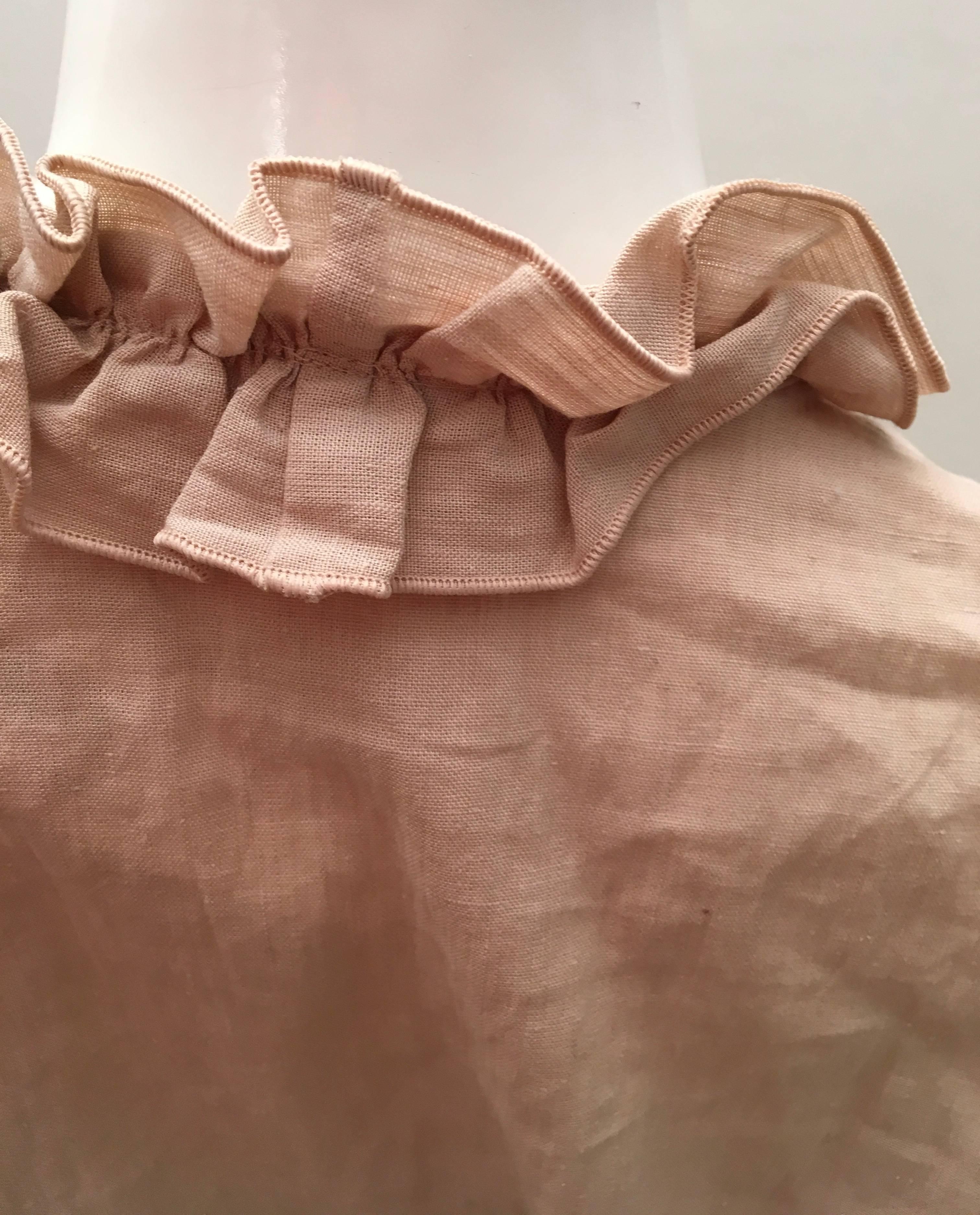 Anne Fontaine Sleevless Top - Cotton Linen In New Condition For Sale In Boca Raton, FL