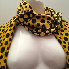 Louis Vuitton Silk Snood Scarf and Shawl - Yayoi Kusama - Limited Release