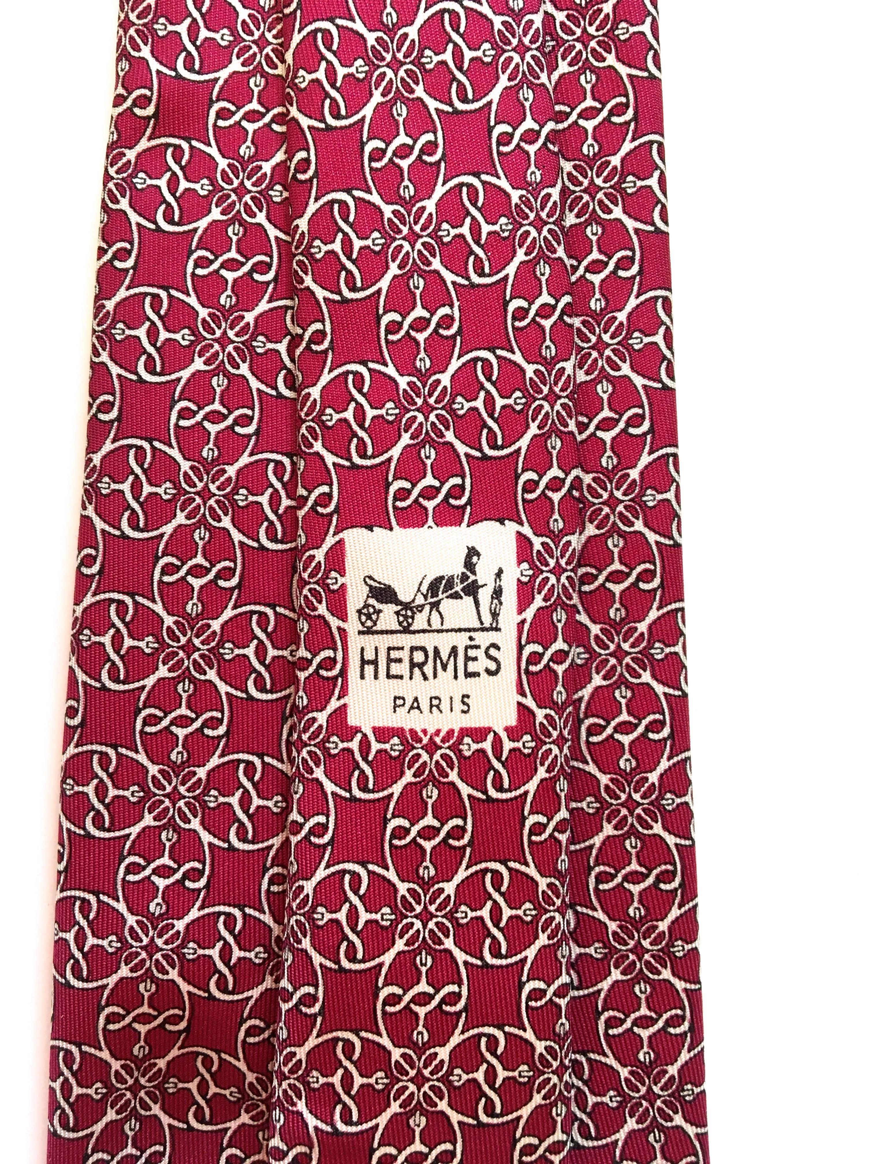 Hermes Tie - 100% Silk 1