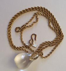 KJL Kenneth J. Lane Necklace - Lucite Pear