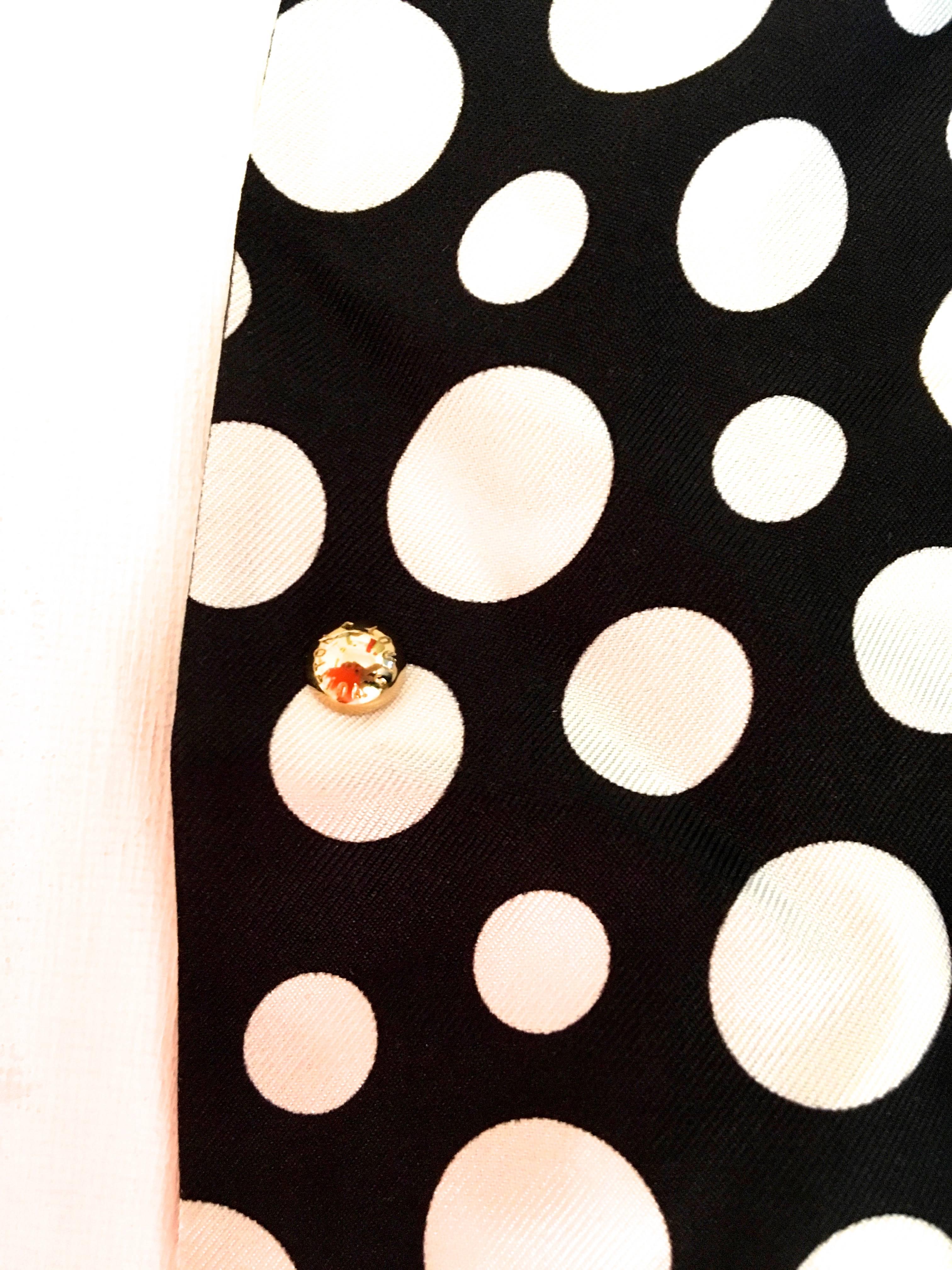 Black Louis Vuitton Silk Snood Scarf - Yayoi Kusama - Limited Release