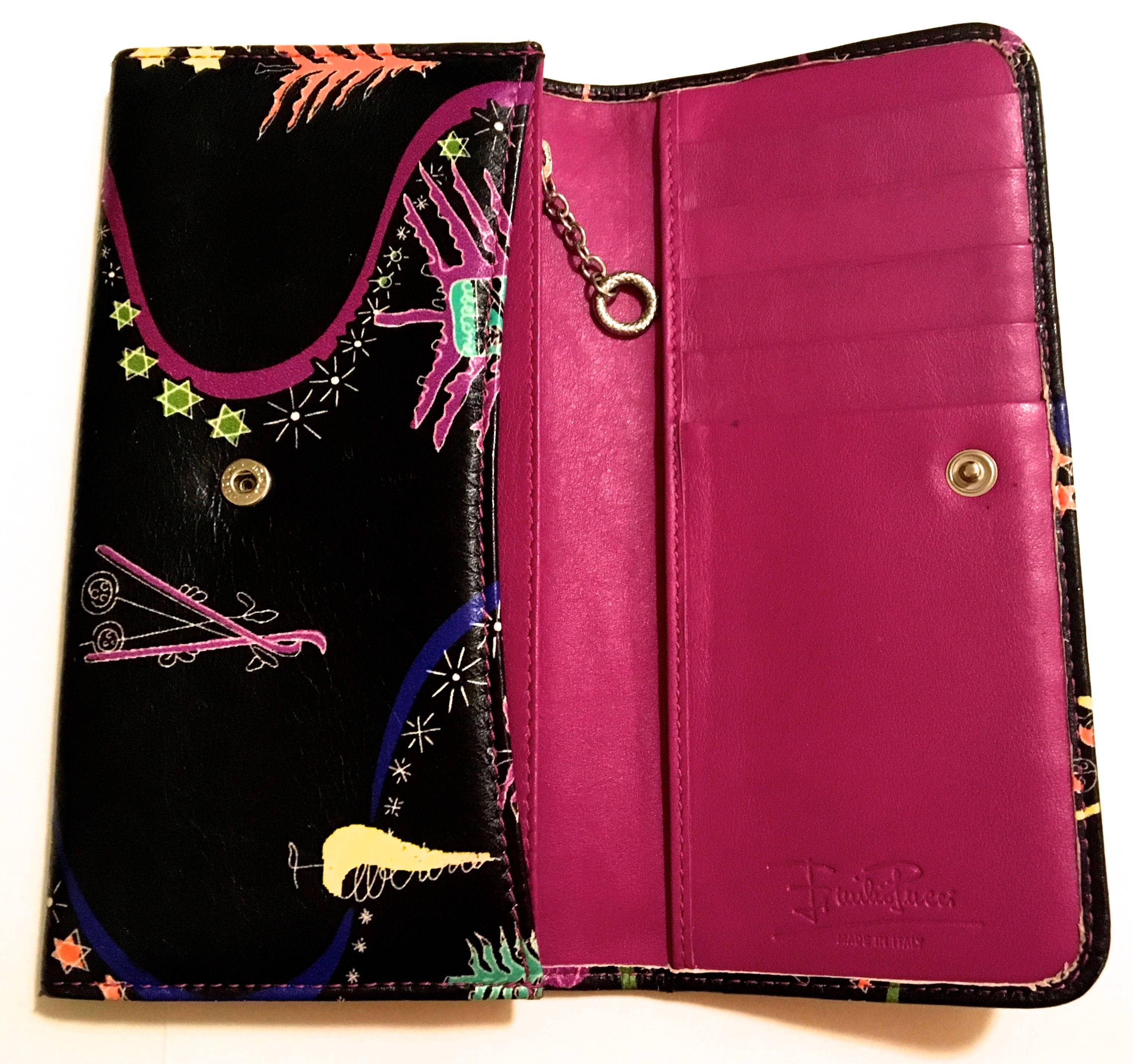 Rare Emilio Pucci Leather Wallet  For Sale 1