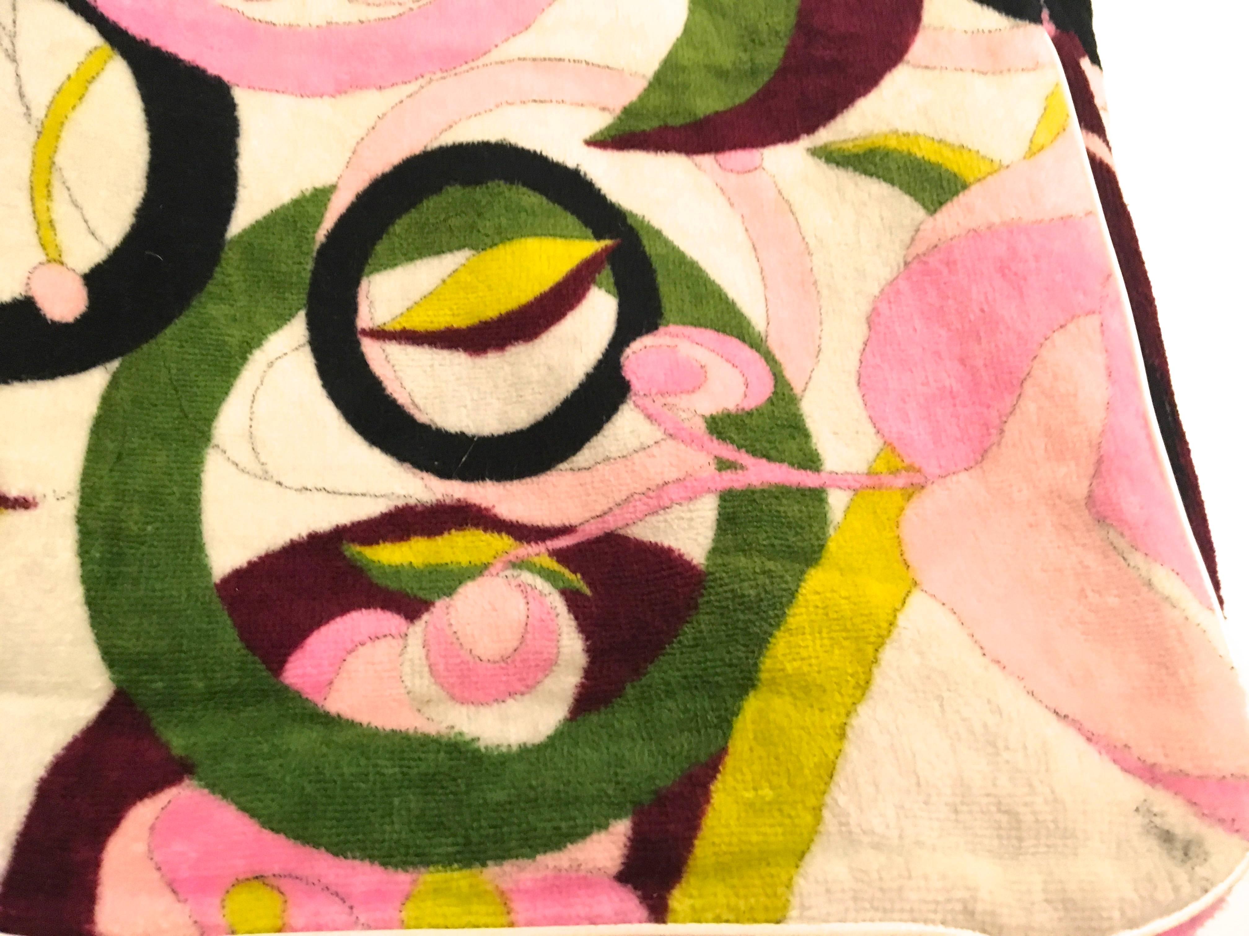 Emilio Pucci Terry Cloth Tote Bag For Sale 1