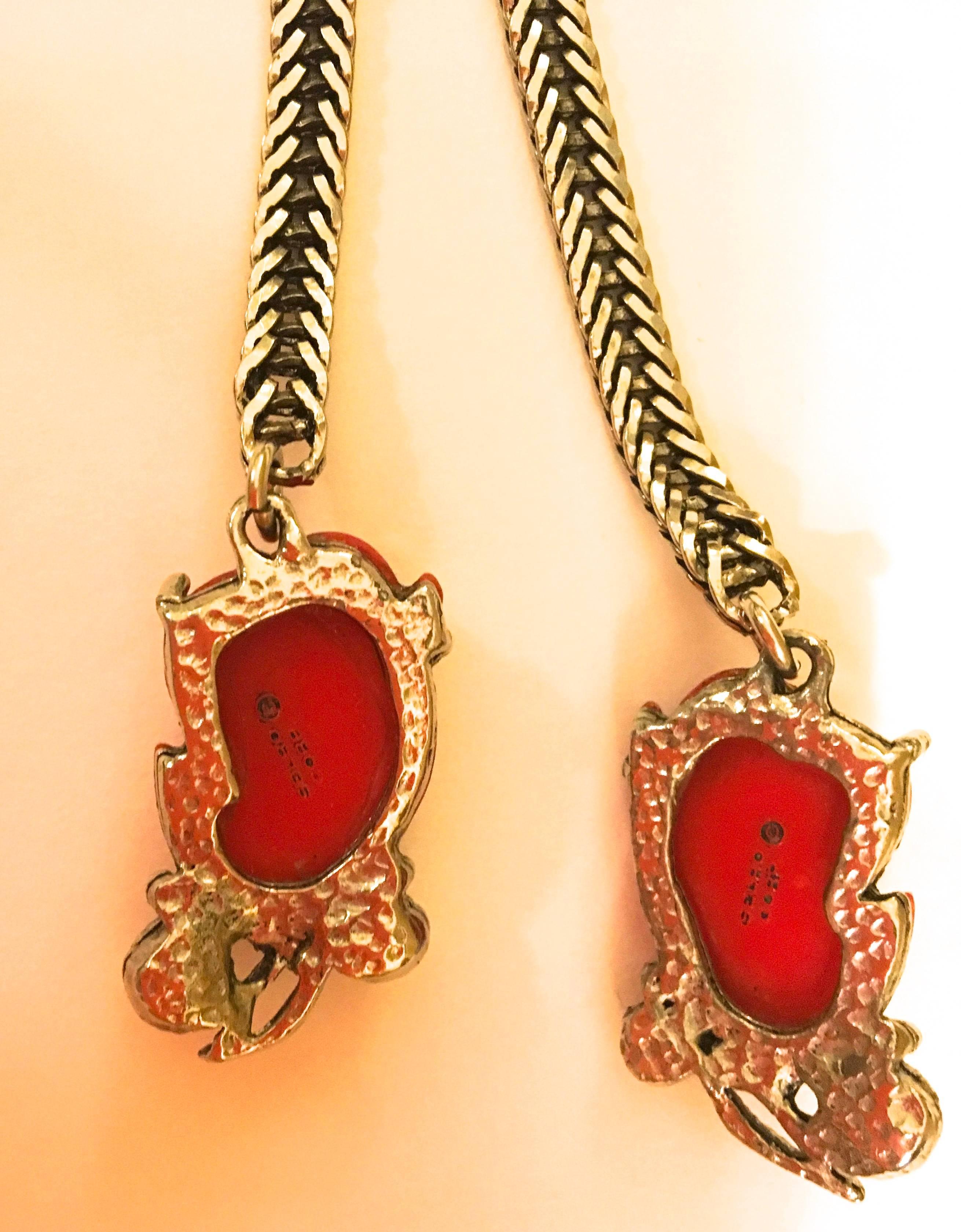 Women's or Men's Rare Selro Necklace - Asian Devil's Face For Sale