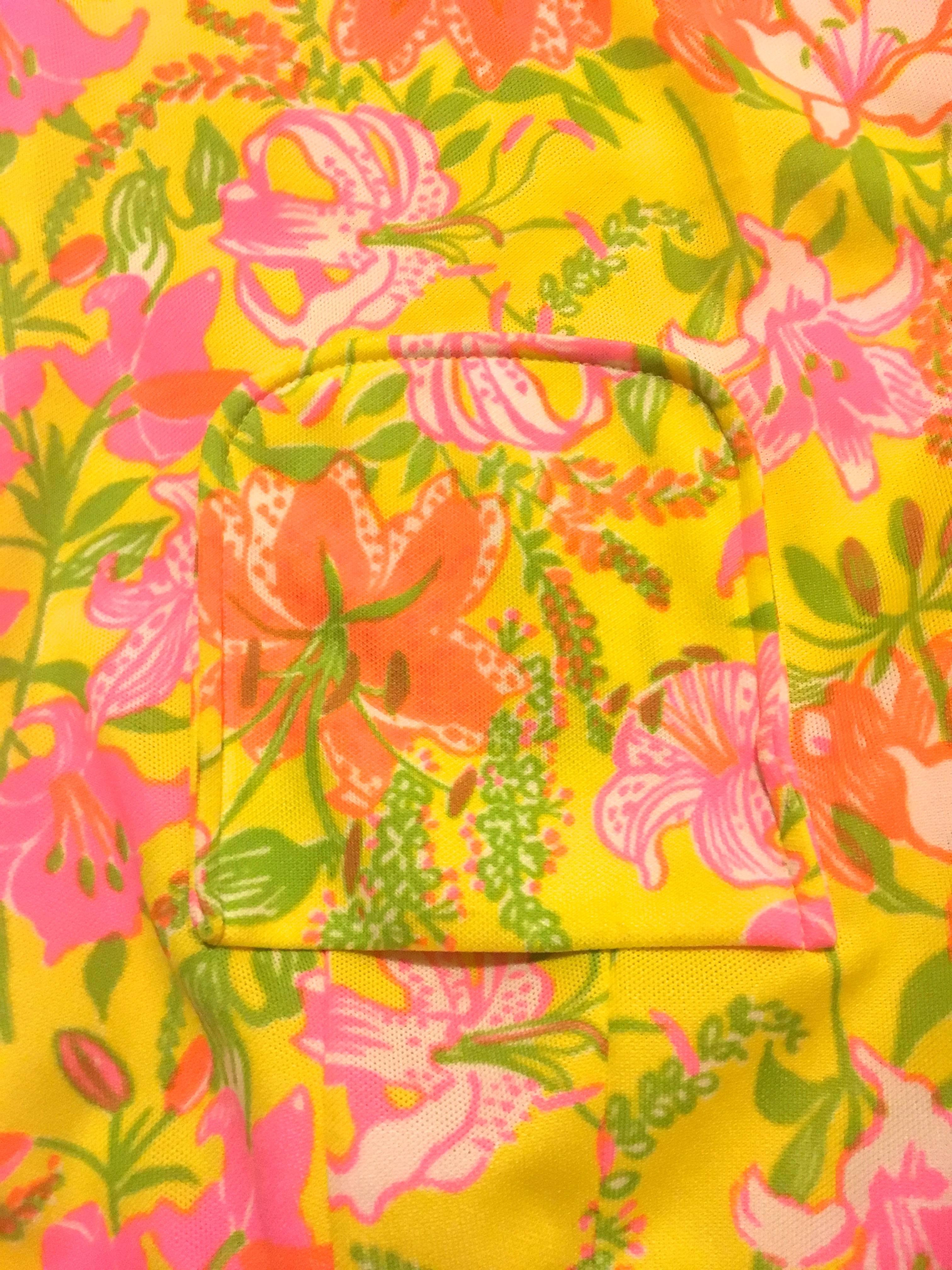 Rare Lilly Pulitzer Pull-up Pants - Late 1960's For Sale 3