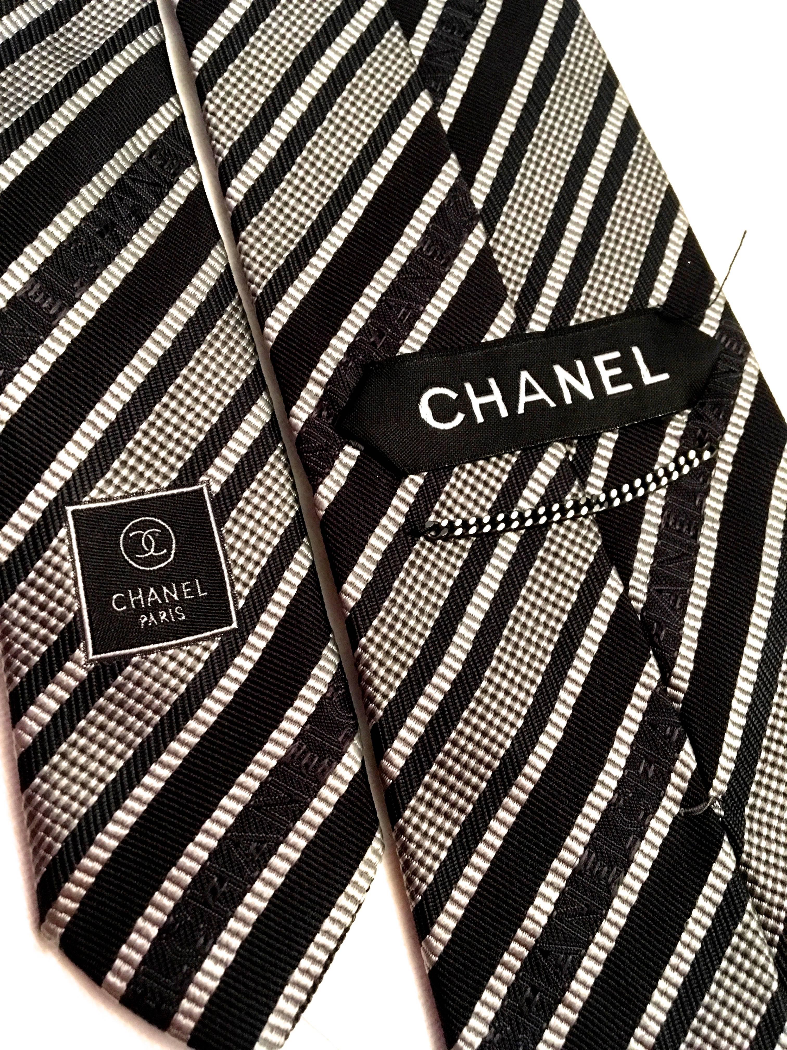 Chanel Silk Tie - Couture Collection  4