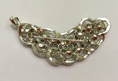 1960's Unsigned Juliana Rhinestone Brooch