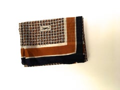 Yves Saint Laurent Scarf (YSL) - 1980’s - 100% Cotton