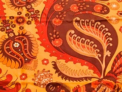 Rare Hermes Scarf - 1971 - Julia Abadie - Skyros - Excellent Condition