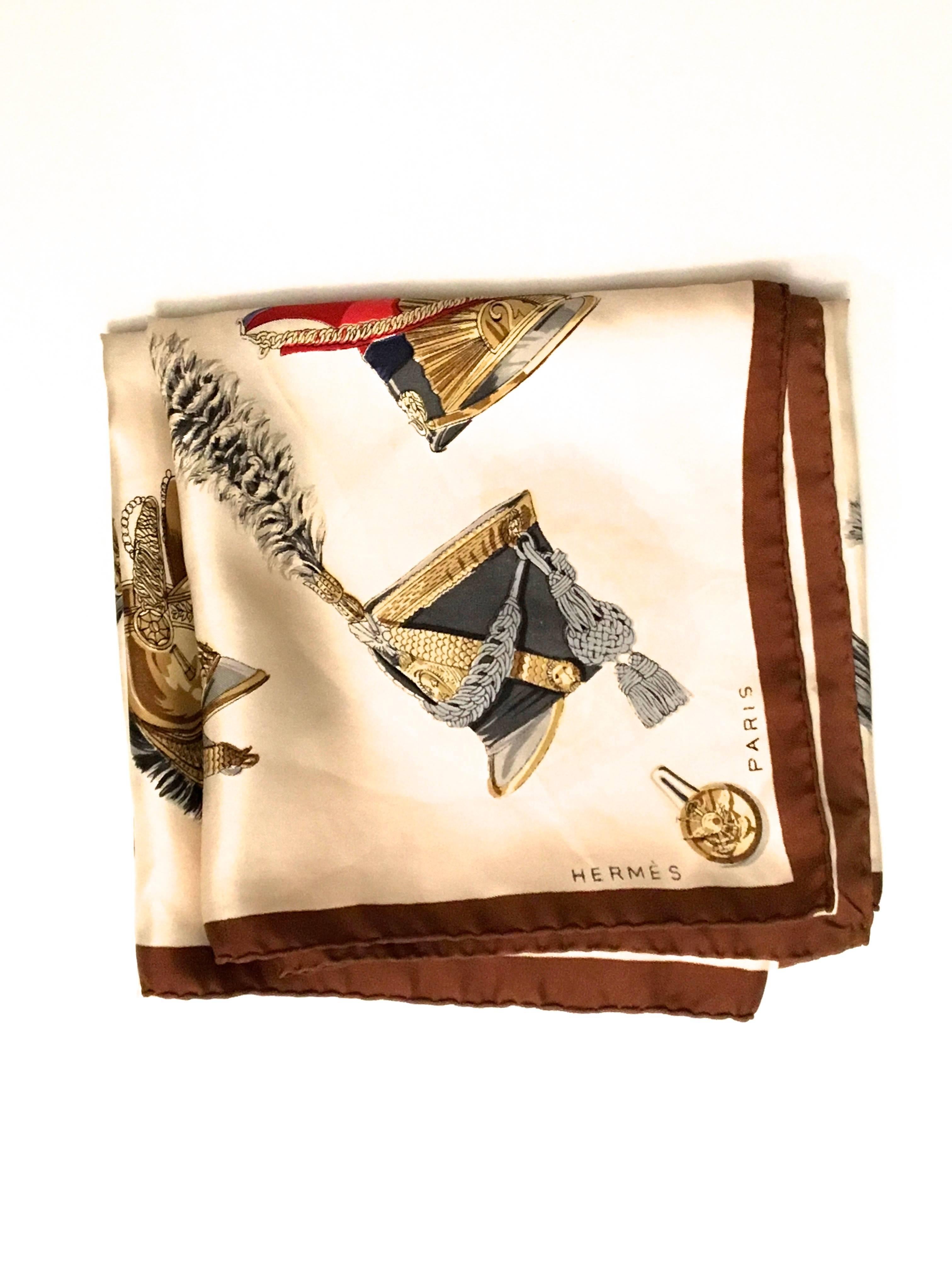Rare Vintage Hermes Scarf - 100% Silk For Sale 3