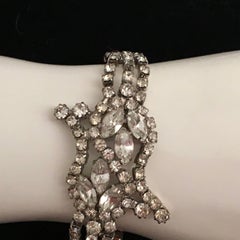 Vintage Rhinestone Bracelet, 1950s