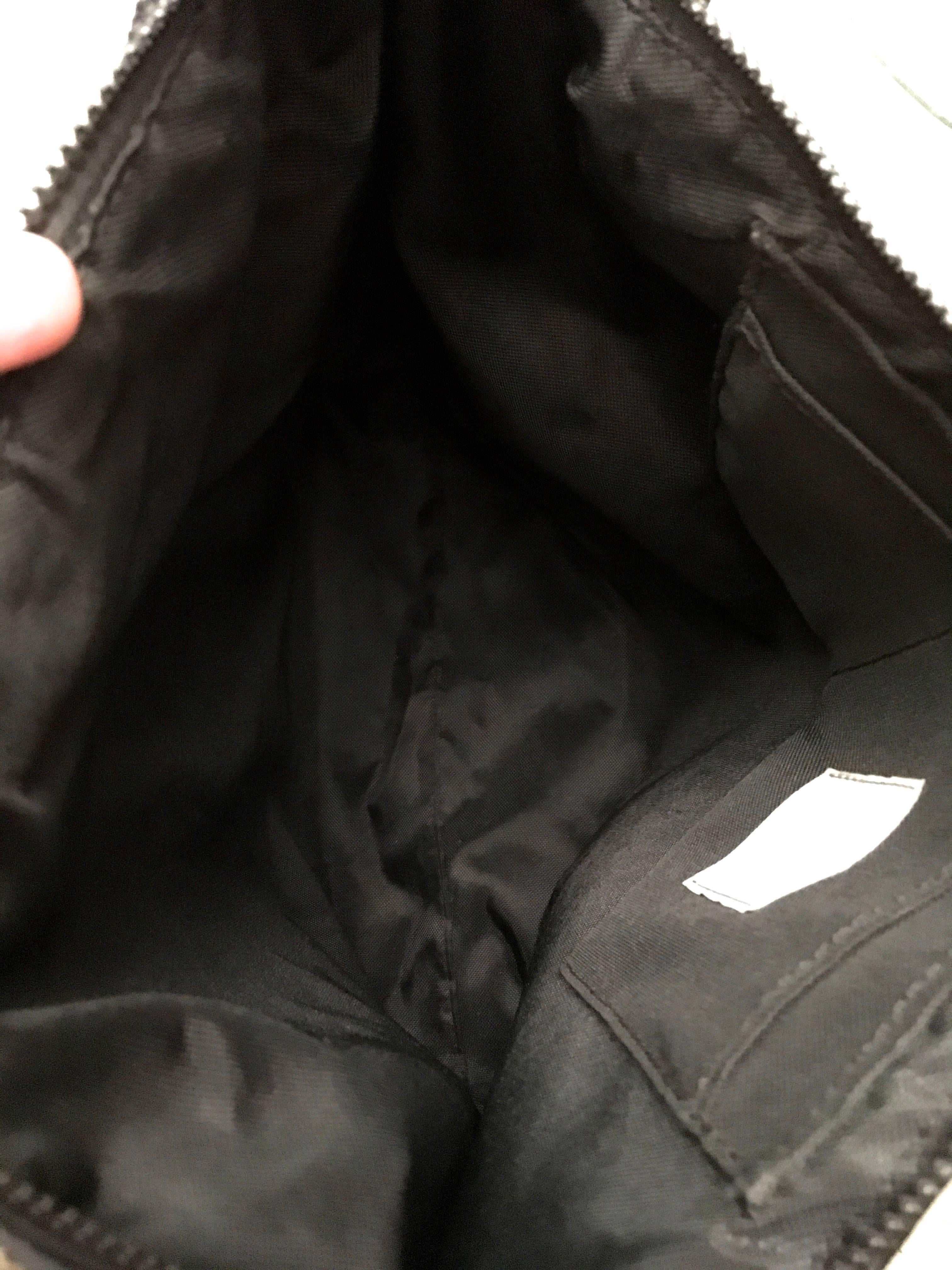 Chanel Purse/Beach Bag  Terry Cloth Black  For Sale 4