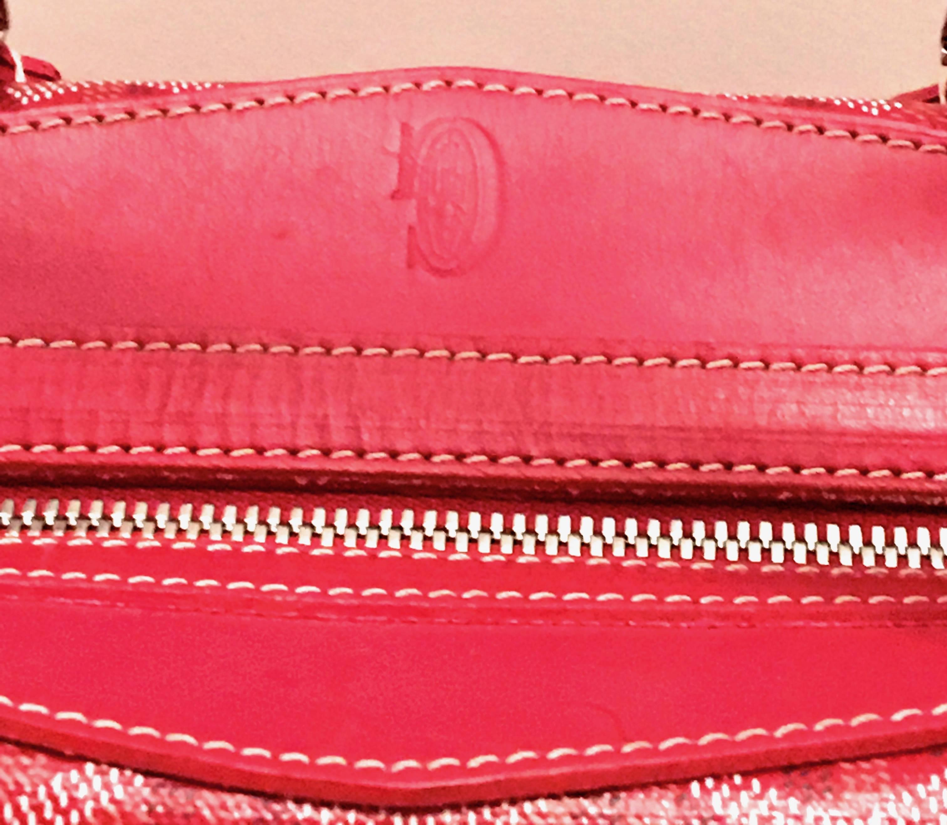 Red Goyard Shoulder Bag / Purse 