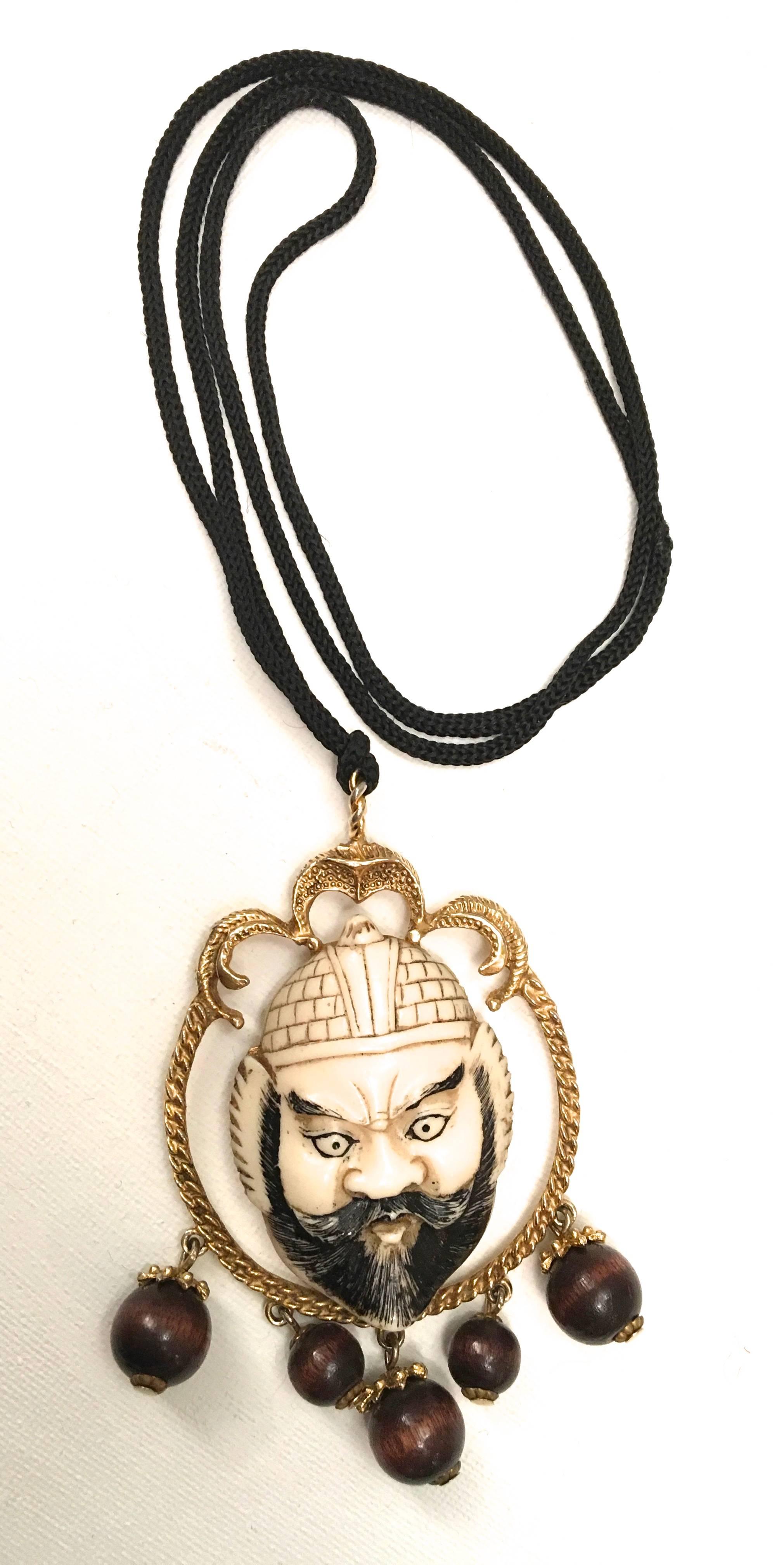 Rare Selro Asian Warrior Necklace In Excellent Condition For Sale In Boca Raton, FL