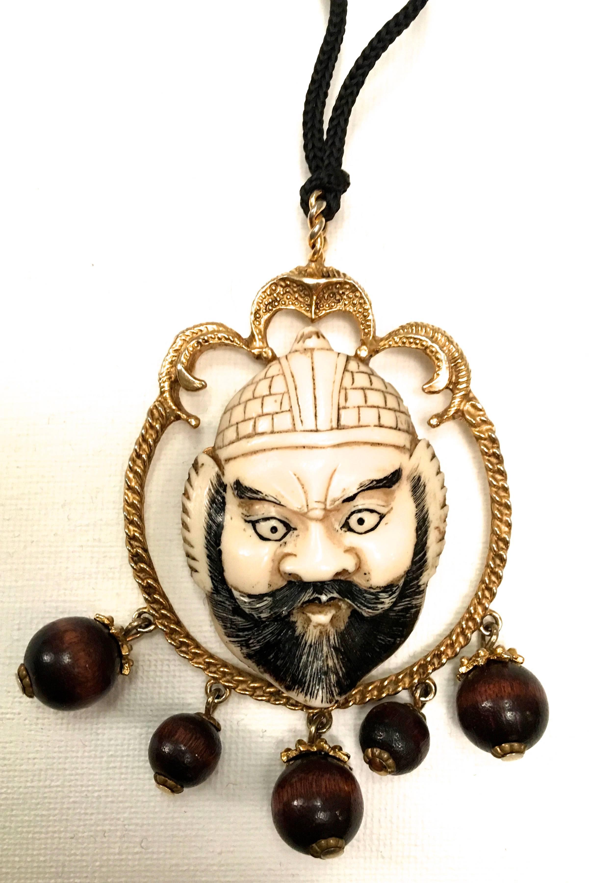 Rare Selro Asian Warrior Necklace For Sale 1