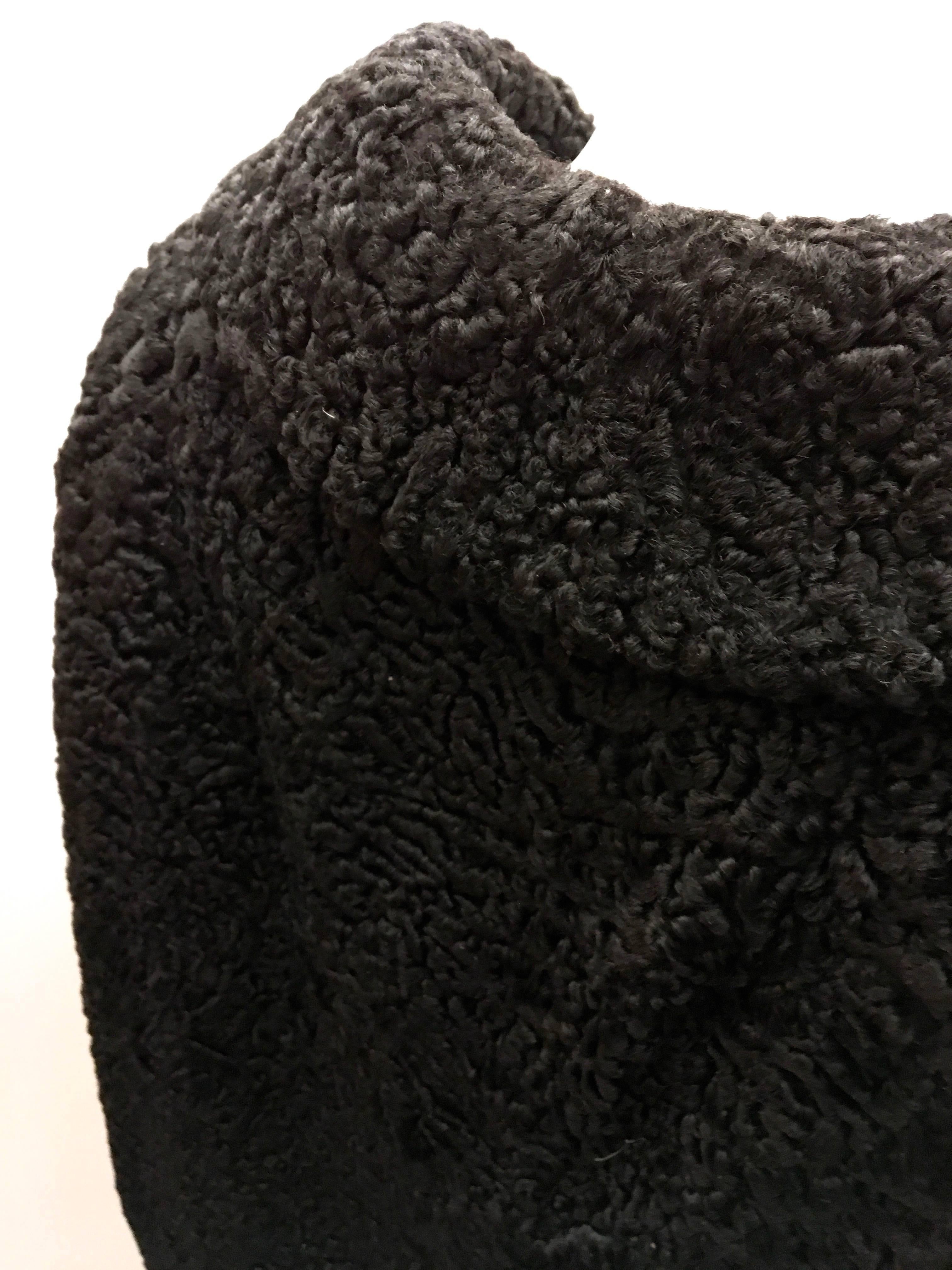 Persian Lamb Coat - Black For Sale 3