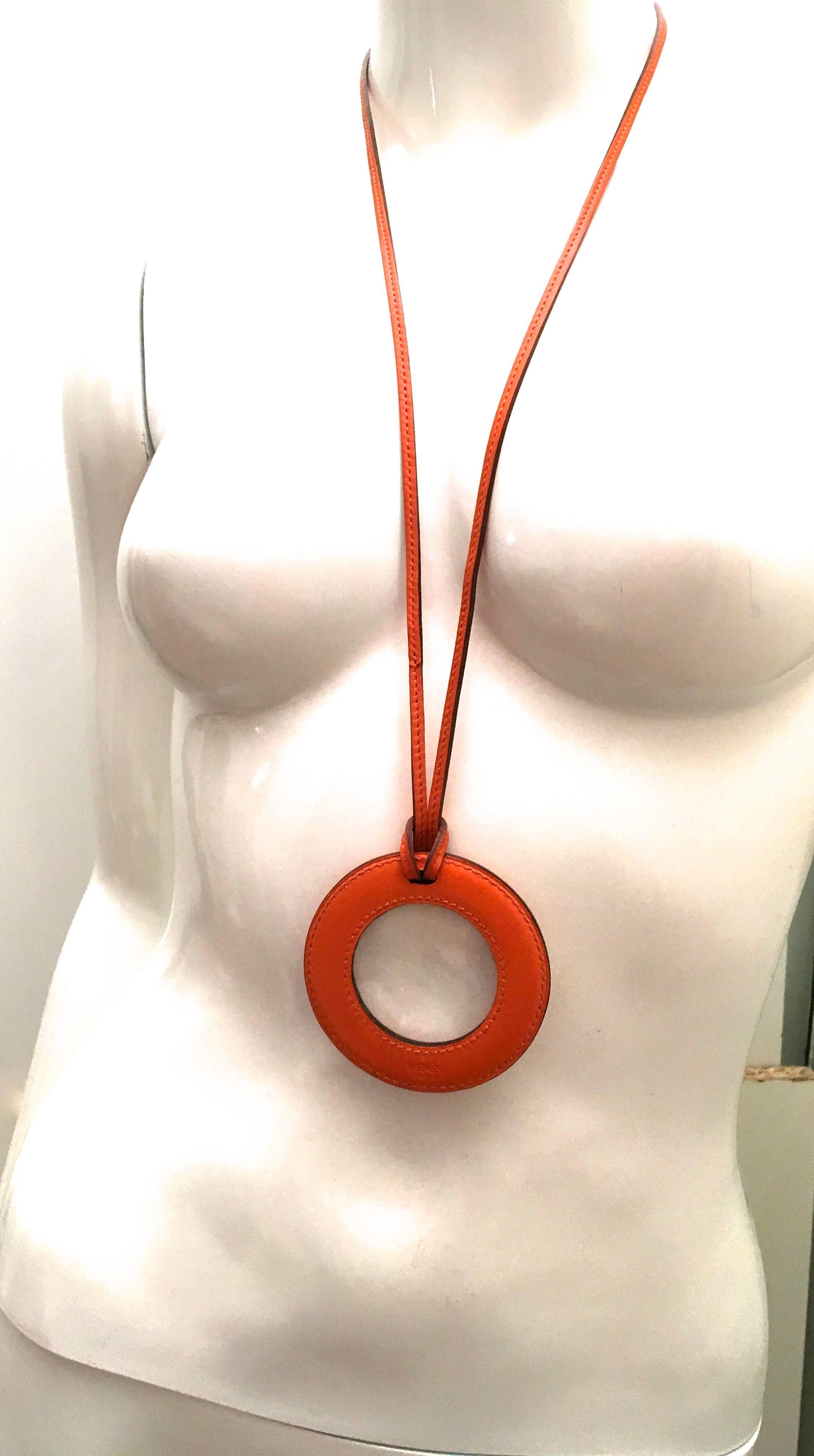 hermes magnifying glass necklace