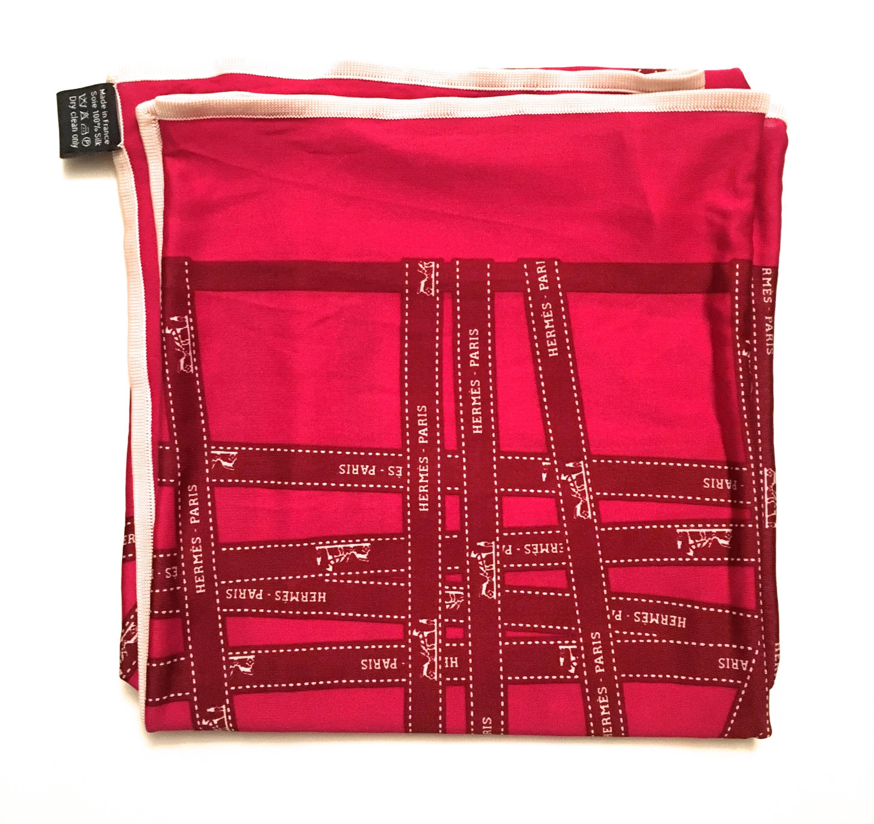 Hermes Silk Jersey Shawl / Scarf For Sale 4