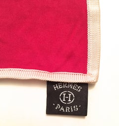 Hermes Silk Jersey Shawl / Scarf