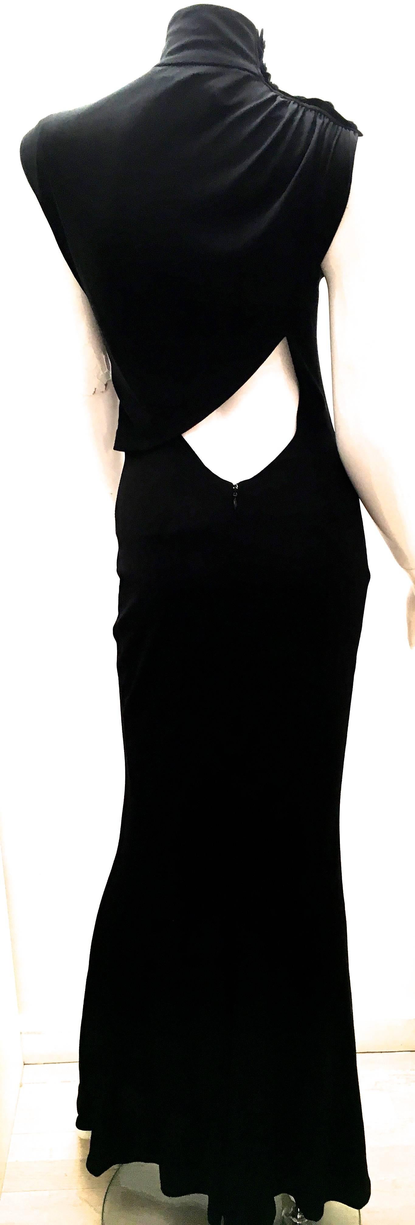 Black Jean-Louis Scherer Evening Gown  For Sale