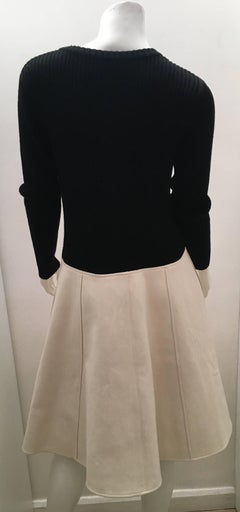 Louis Vuitton Dress Black and White Runway