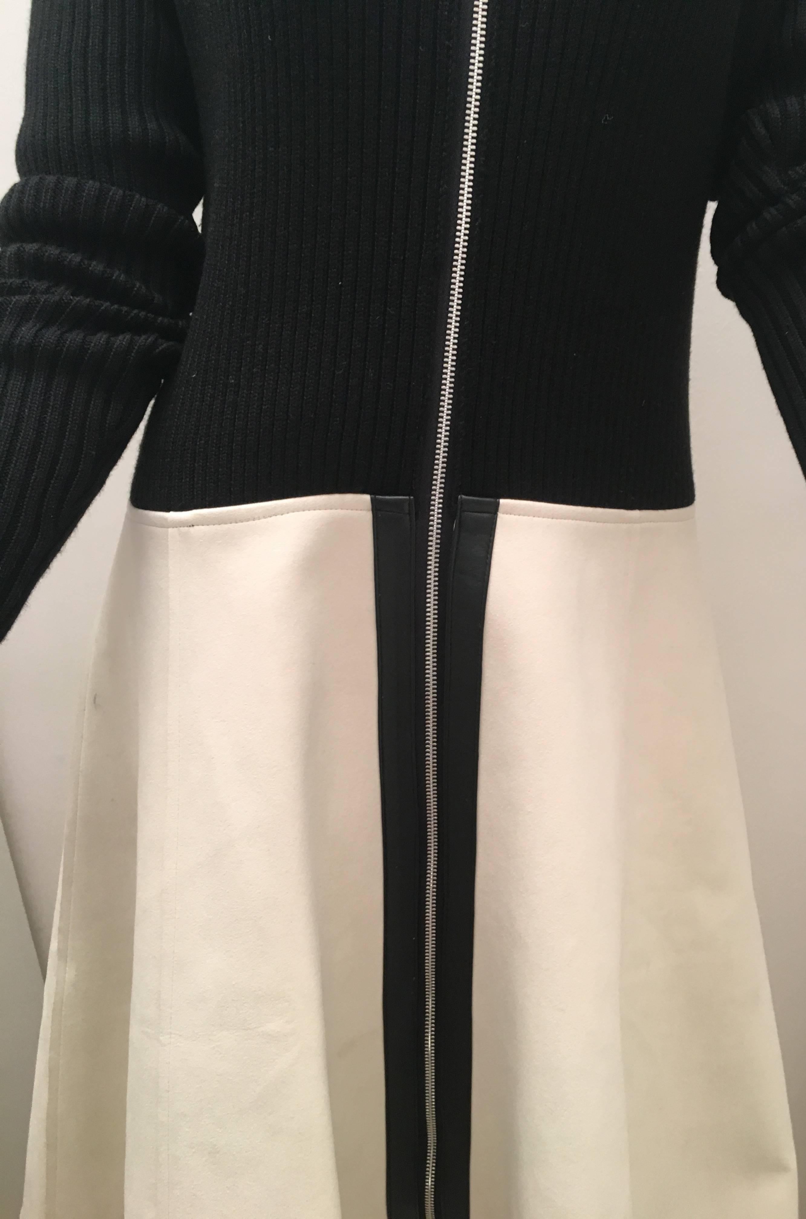 Brown Louis Vuitton Dress Black and White Runway For Sale