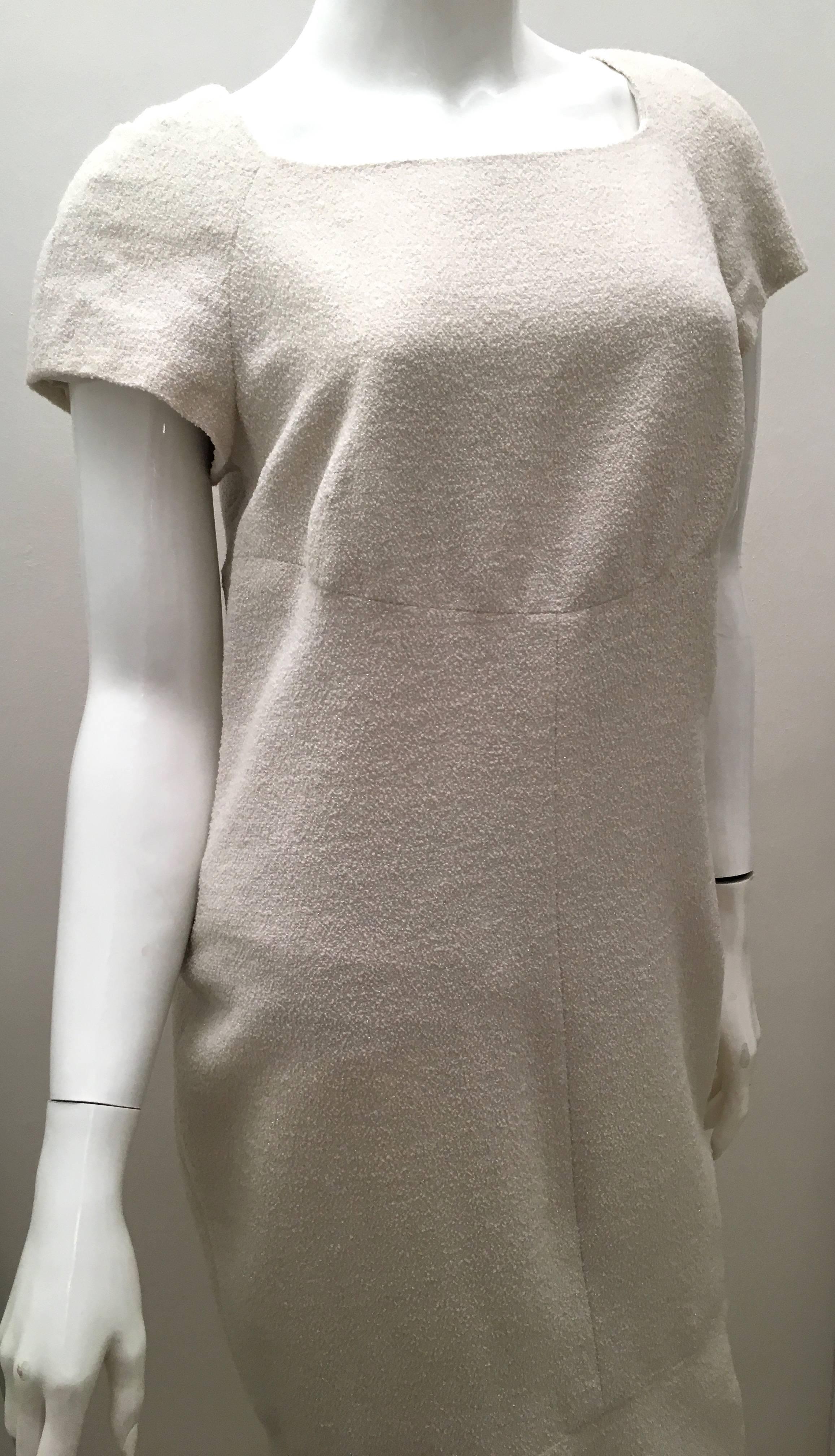 Gray Chanel Dress Size 38  For Sale