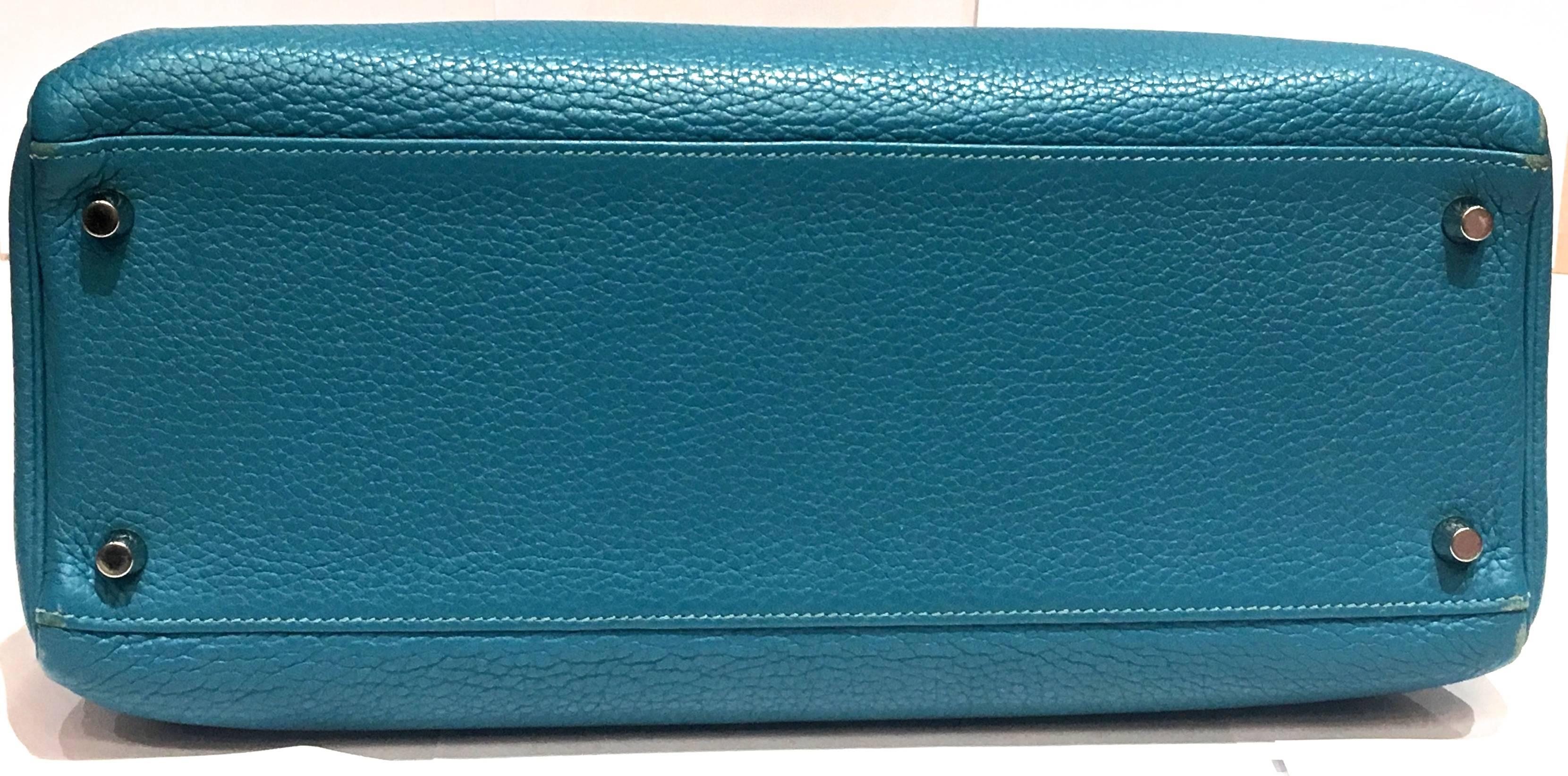 Women's or Men's Hermes Kelly - 35 - Turquoise 