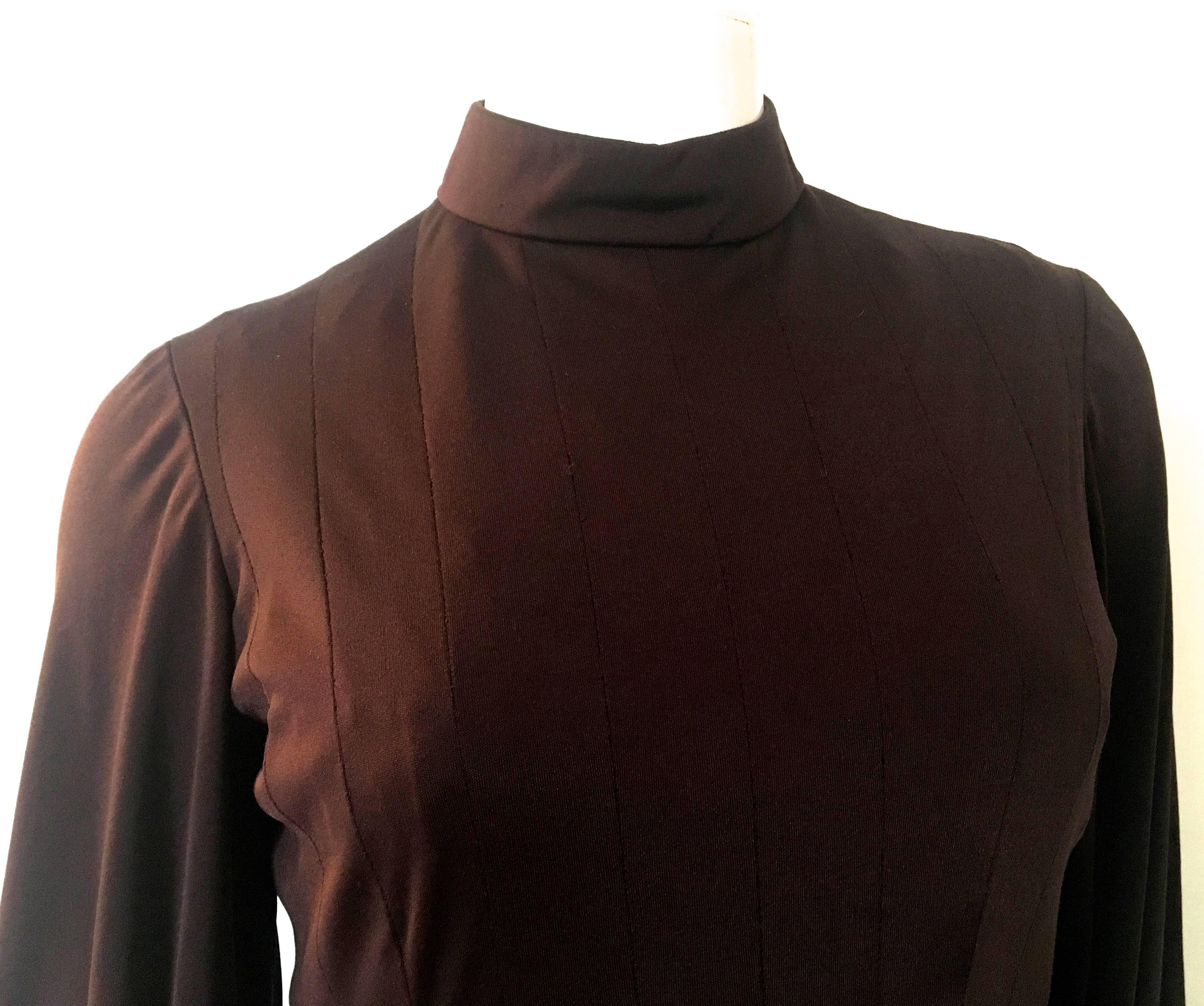Black Vintage Jean Louis Dress, 1970s Mint Condition For Sale