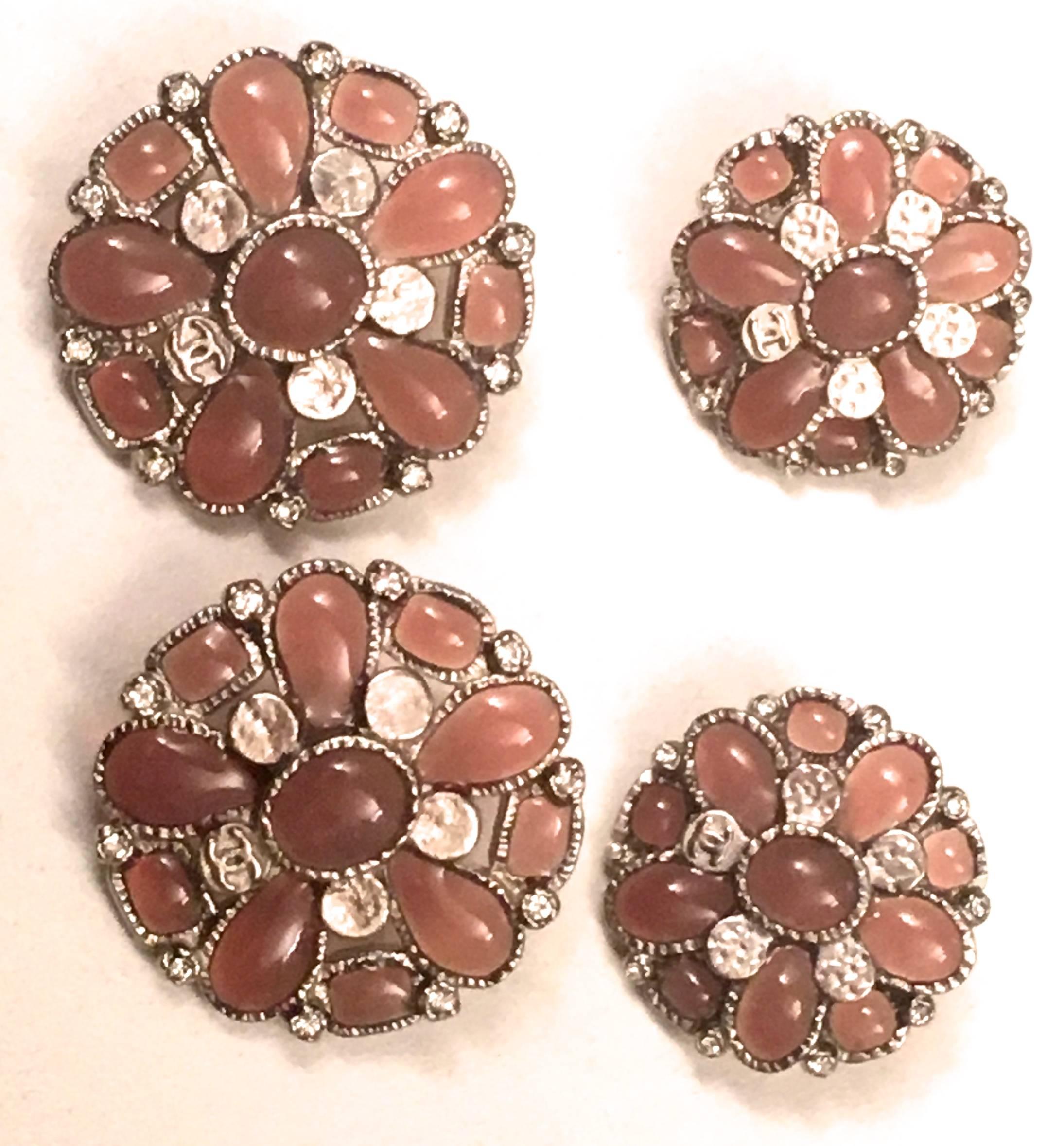 Chanel Buttons Gripoux - Set of 8 Assorted Buttons  In Excellent Condition In Boca Raton, FL