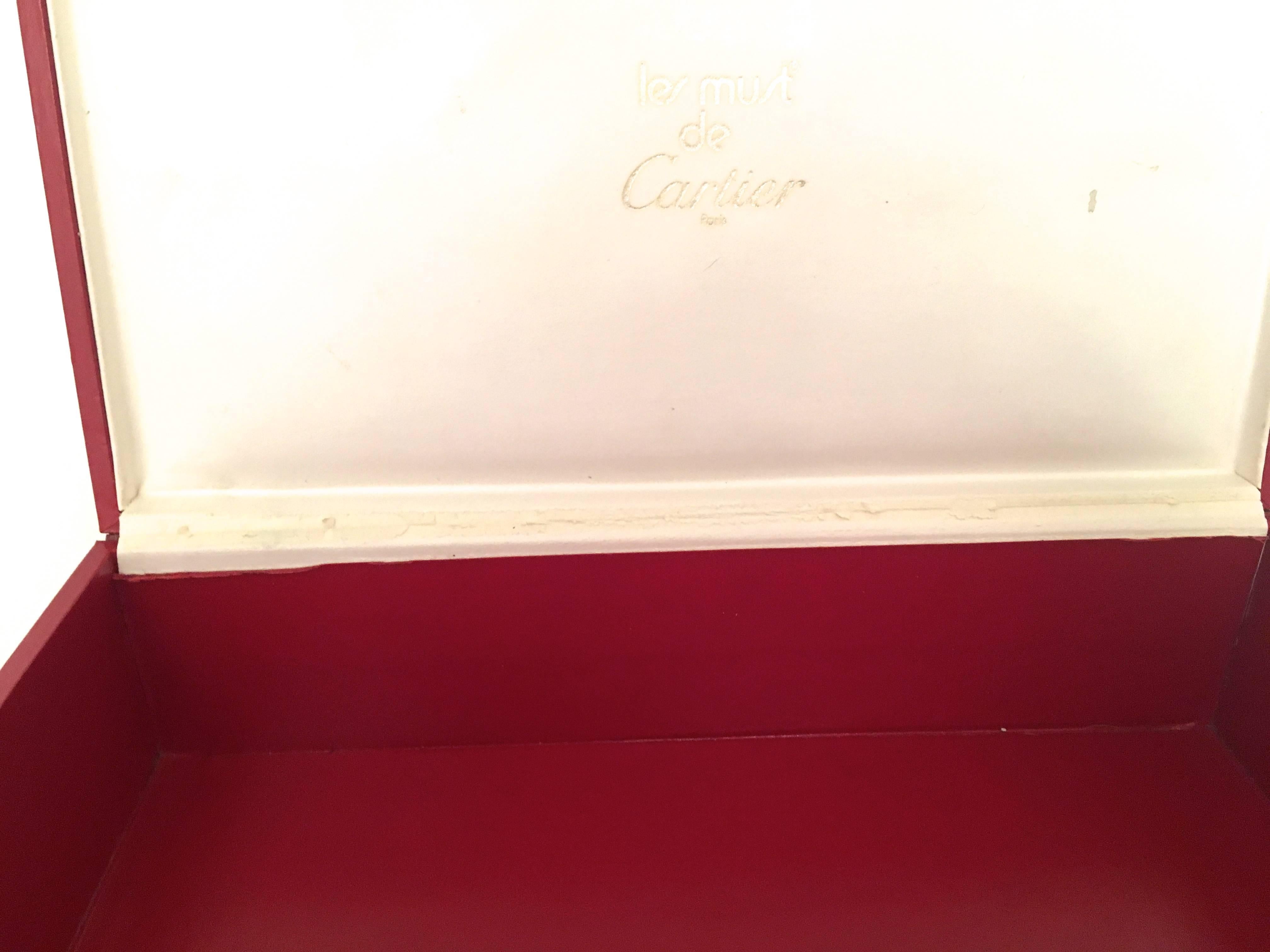 Cartier Jewelry and Watch Box - Extra Large Size In Excellent Condition For Sale In Boca Raton, FL