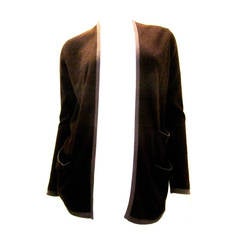 Hermes Brown Cashmere Cardigan Sweater - Bicolor 12