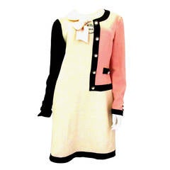 Moschino Runway Dress with Chanel Style Half Jacket 8